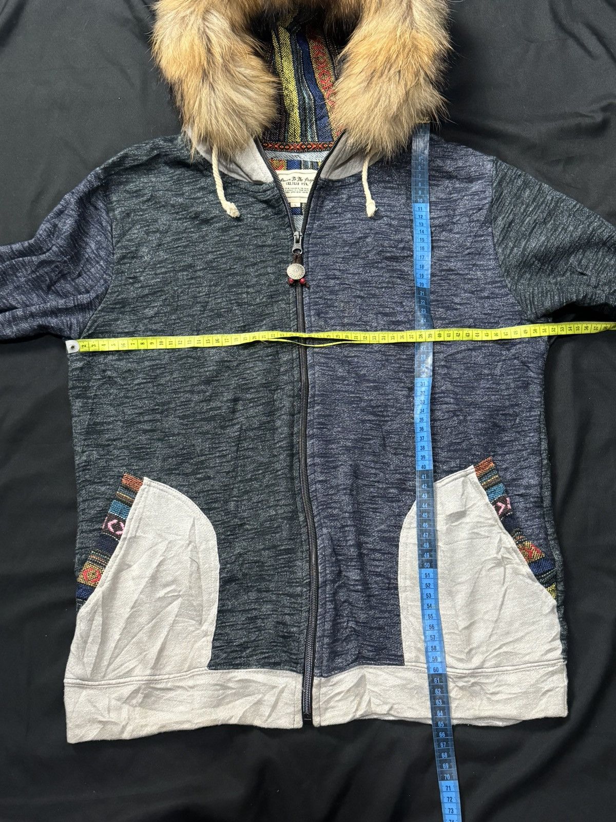 If Six Was Nine × Japanese Brand × Le Grande Bleu (L.G.B.) Fur hoodie culture mix power to the people lgb ifsix Size US L / EU 52-54 / 3 - 5 Thumbnail