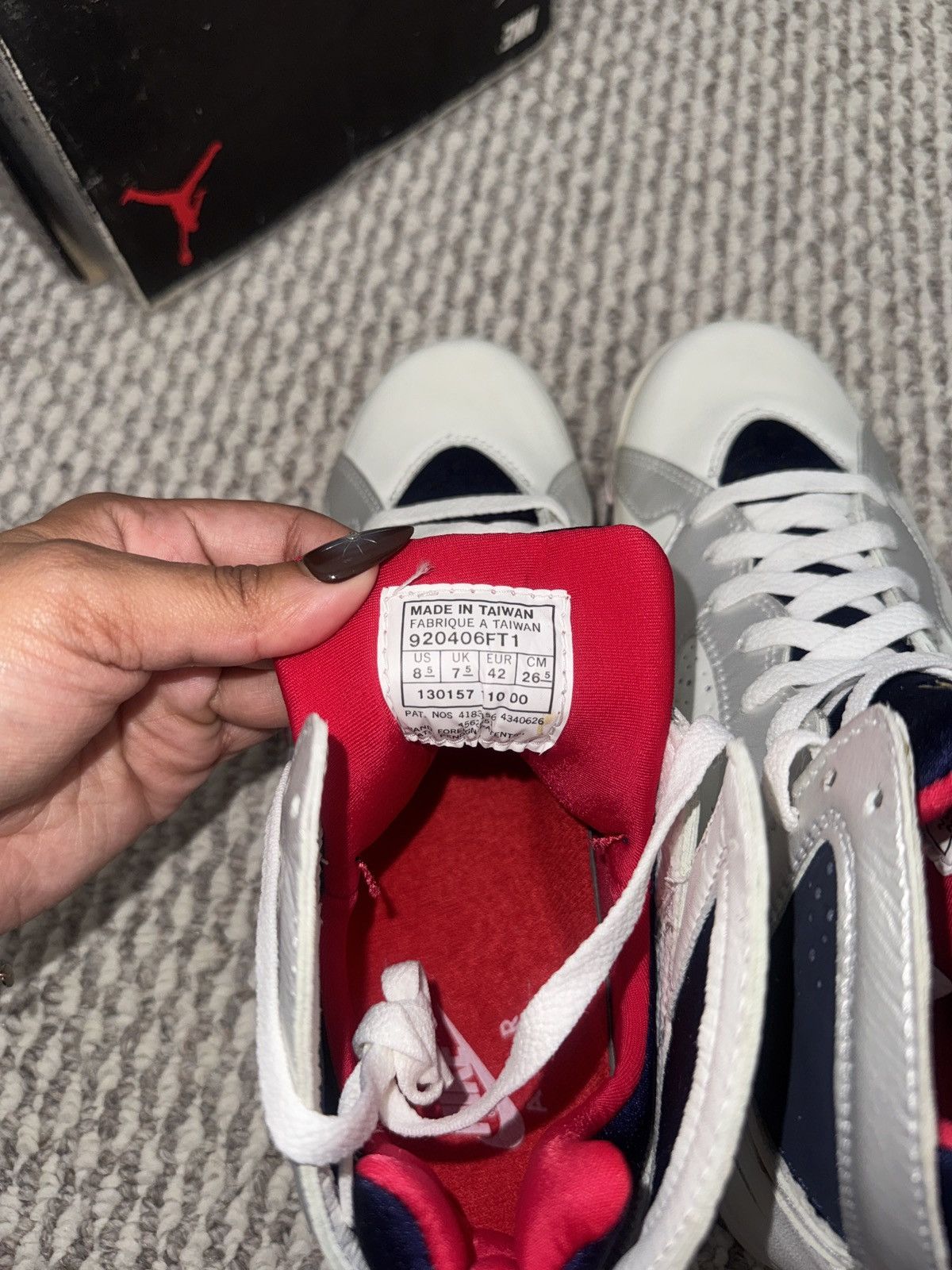 Nike NIKE AIR JORDAN 7 OLYMPIC US8.5 NEW IN BOX - 1992 Vintage Size US 8.5 / EU 41-42 - 6 Thumbnail