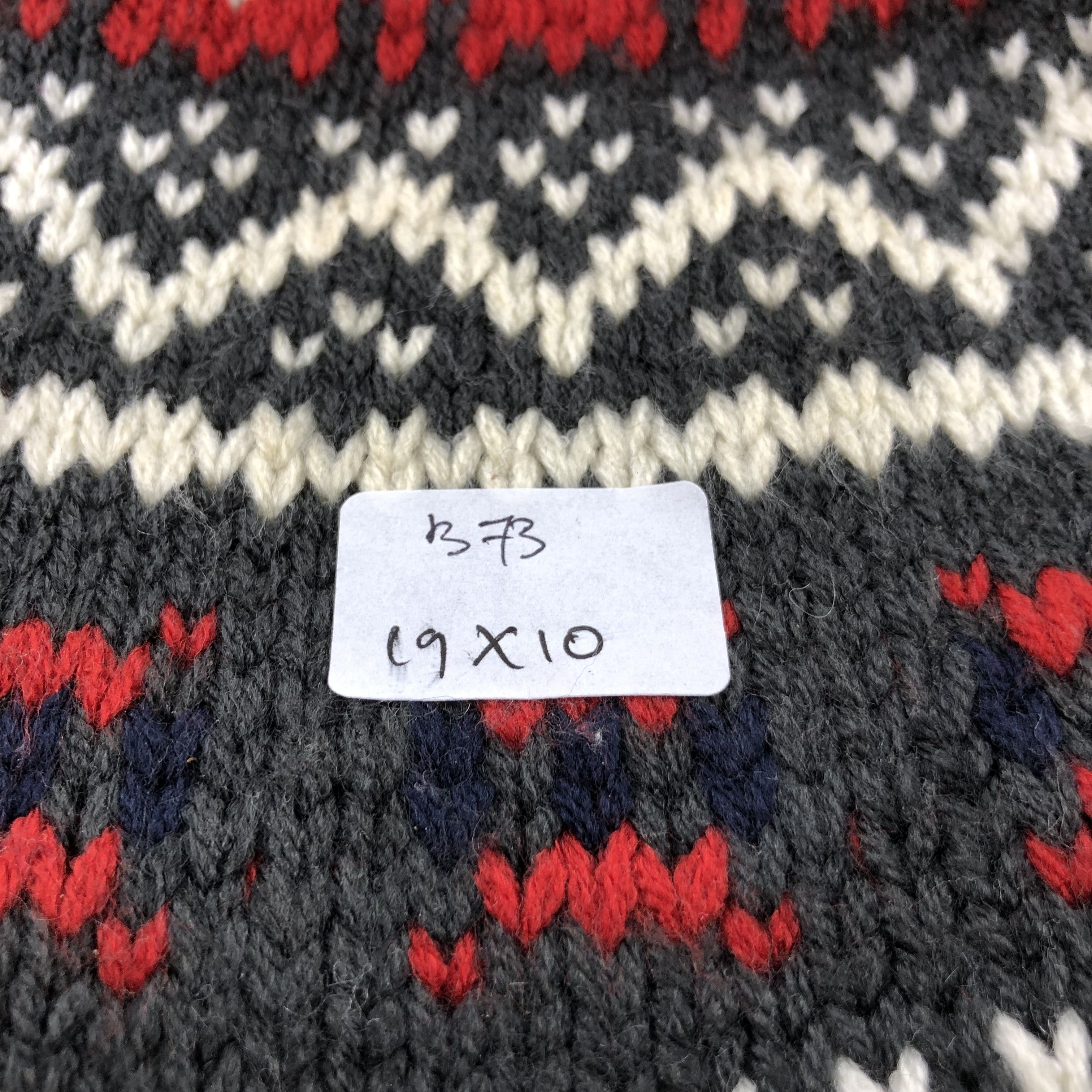 Vintage Unknown Fair Isle Design Knitted Beanie Snowcap Snow Hat B73 Size ONE SIZE - 3 Thumbnail