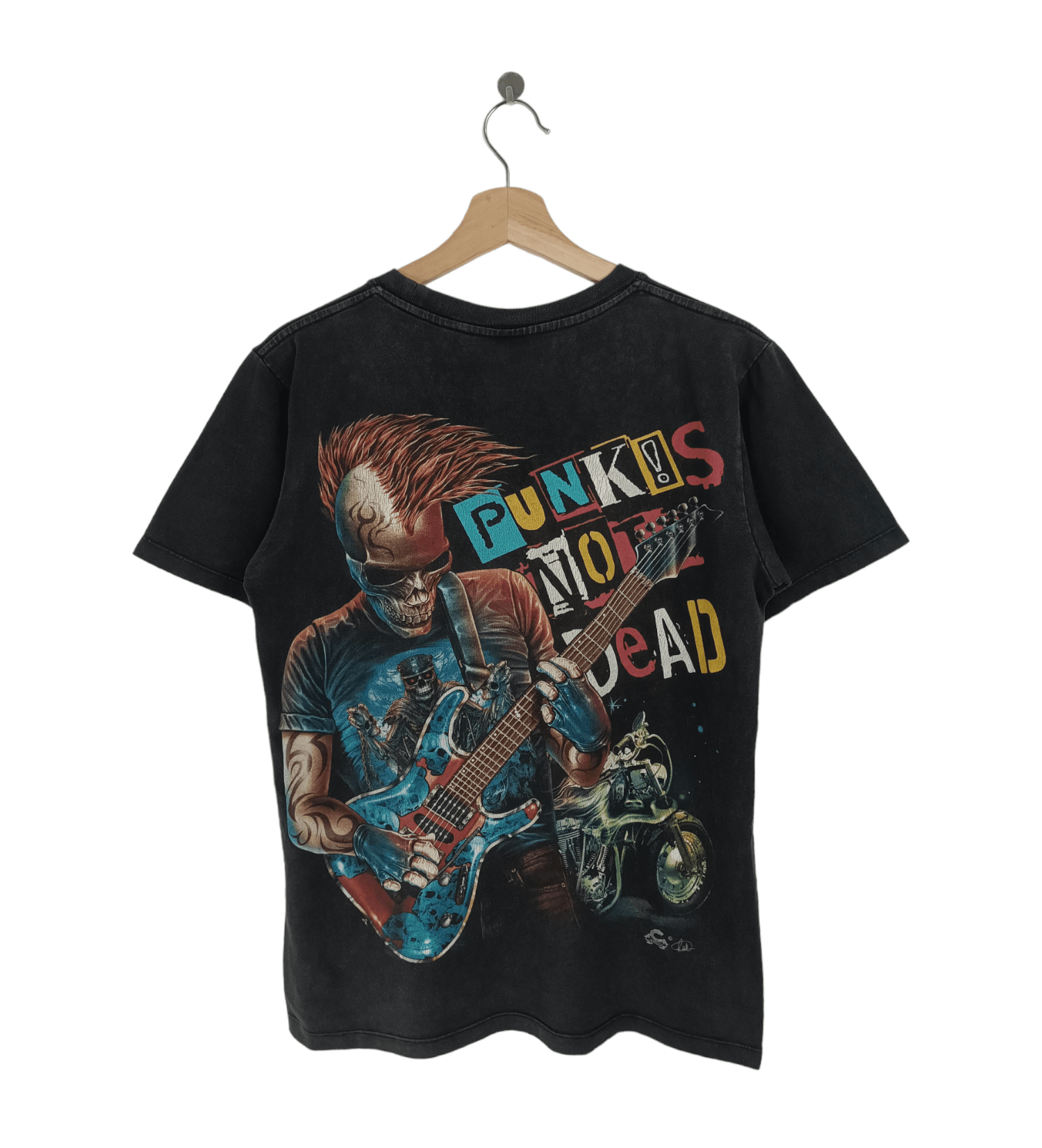 Band Tees VINTAGE Y2K PUNKS NOT DEAD GUITAR MOHAWK SEDITIONARIES TEE Size US S / EU 44-46 / 1 - 2 Thumbnail