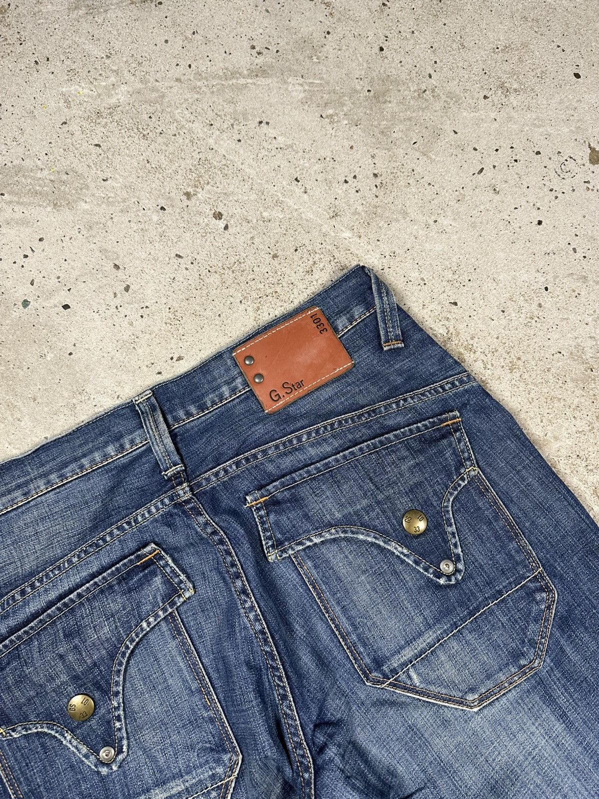 G-Star Vintage Y2K G Star Raw Limit Regular Denim Pants Jeans baggy Size US 31 - 16 Thumbnail