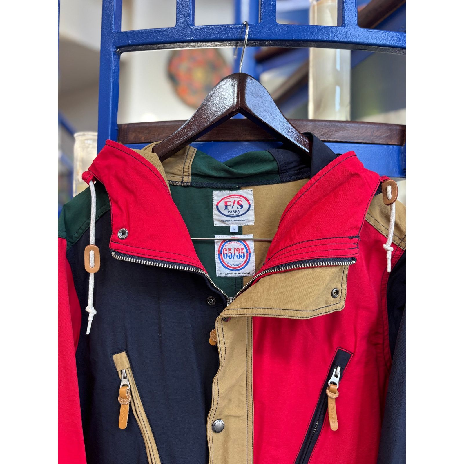 Japanese Brand Freak’s Store Colorblock Hooded Parka Size L Size US L / EU 52-54 / 3 - 3 Thumbnail