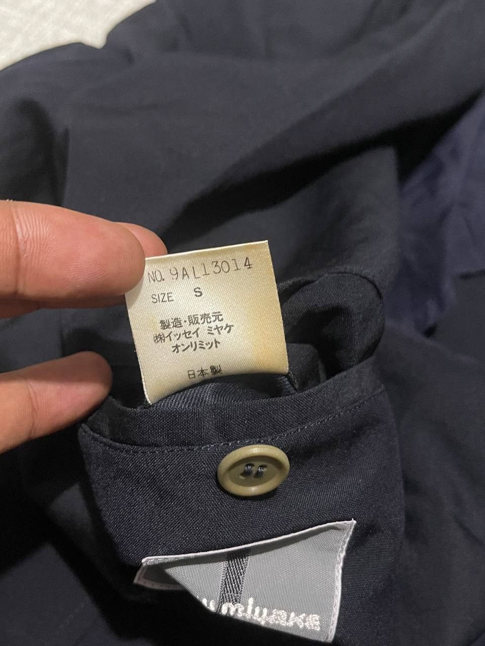 Issey Miyake × Japanese Brand Vintage Issey Miyake Men suit / Jacket Size 40S - 8 Thumbnail