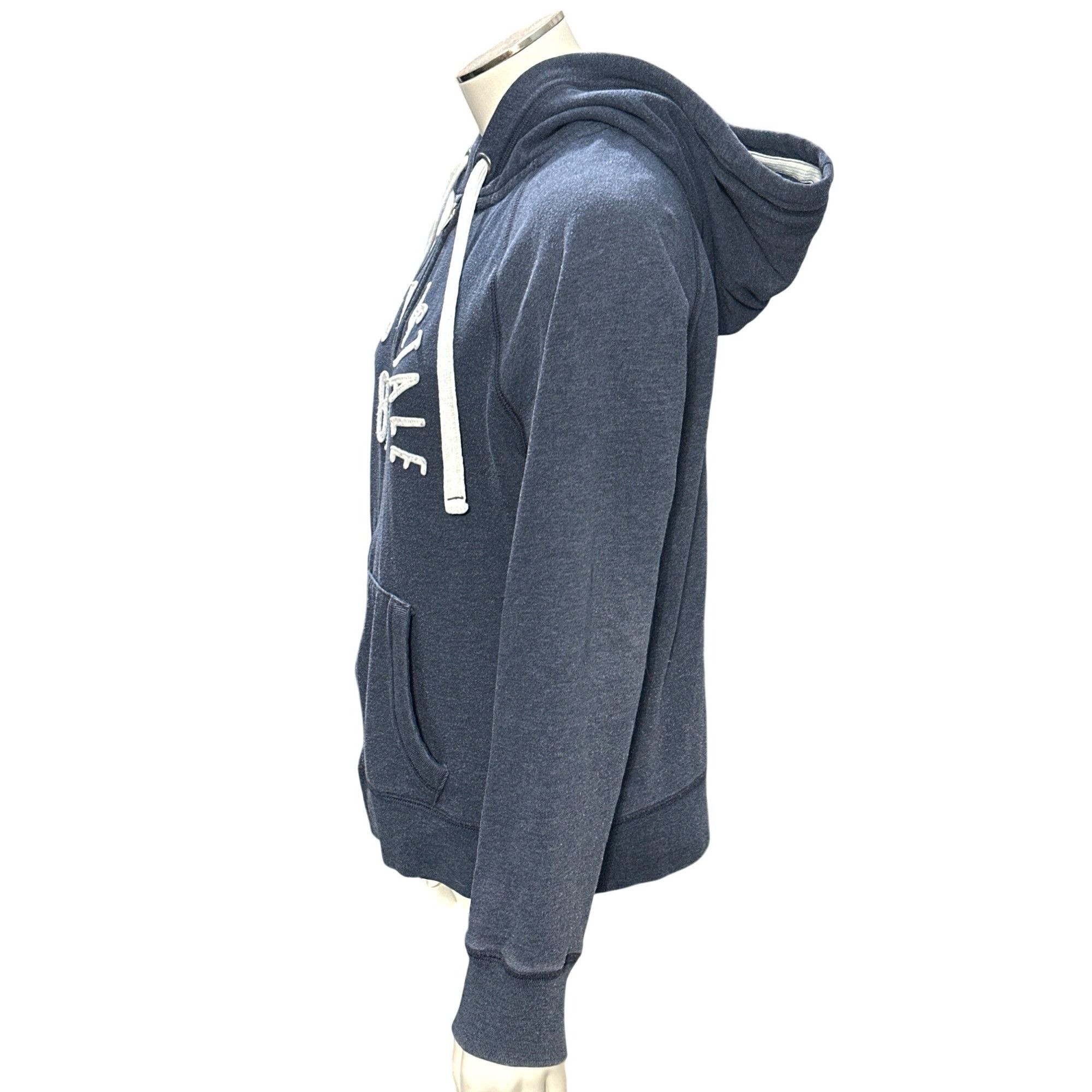 Aeropostale Aeropostale 87 Navy Blue Full Zip Hoodie Drawstring Hood Fr Size M / US 6-8 / IT 42-44 - 2 Thumbnail