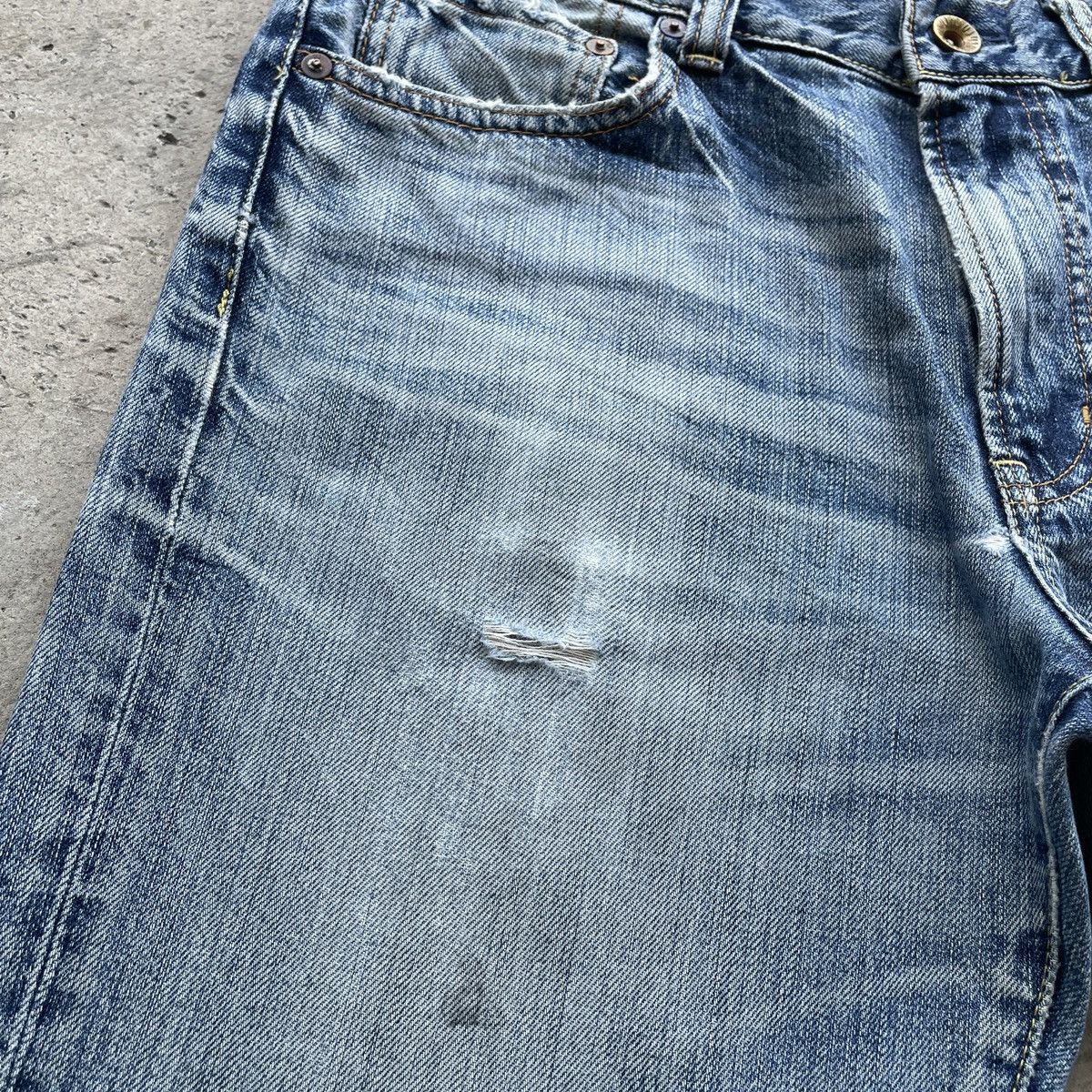 Japanese Brand Vintage Faded Japanese Brand Jeans Denim Pants W32x29.5 Size US 32 / EU 48 - 6 Thumbnail