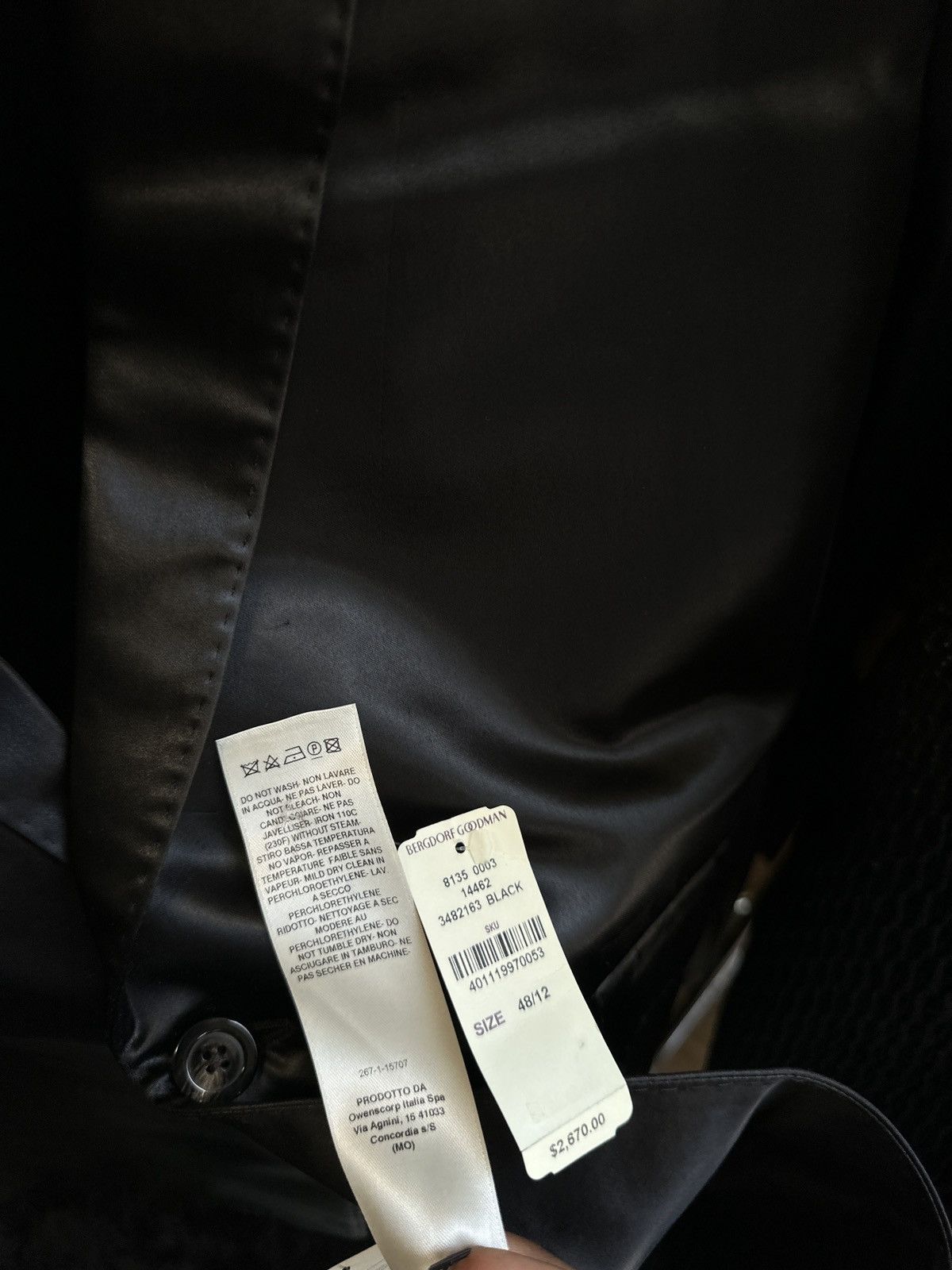 Rick Owens × Rick Owens Drkshdw $2,700 FW20 padded shoulder glossy blazer Size US M / EU 48-50 / 2 - 4 Thumbnail