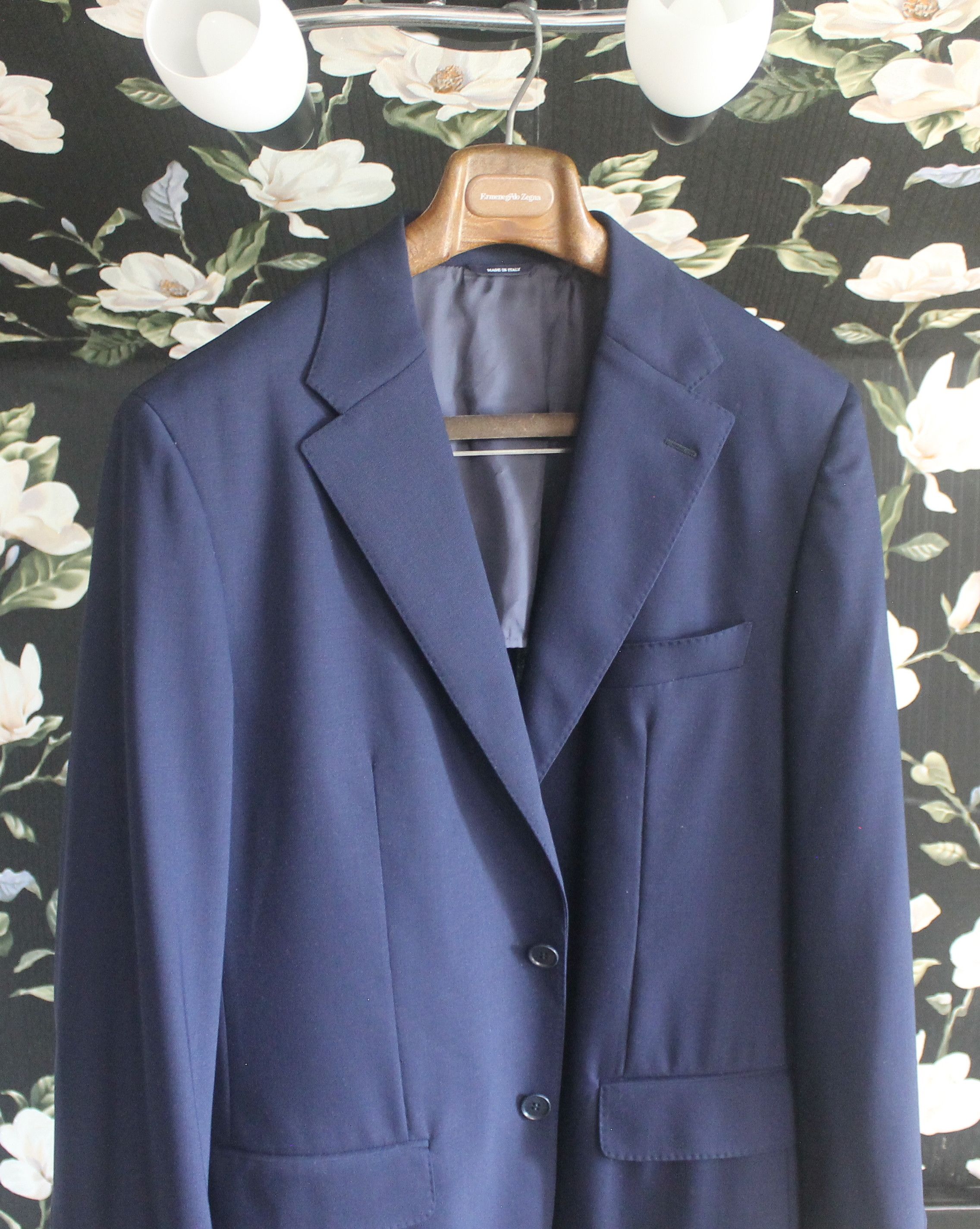 Loro Piana Loro Piana Navy Blazer Jacket Size 52R - 2 Thumbnail