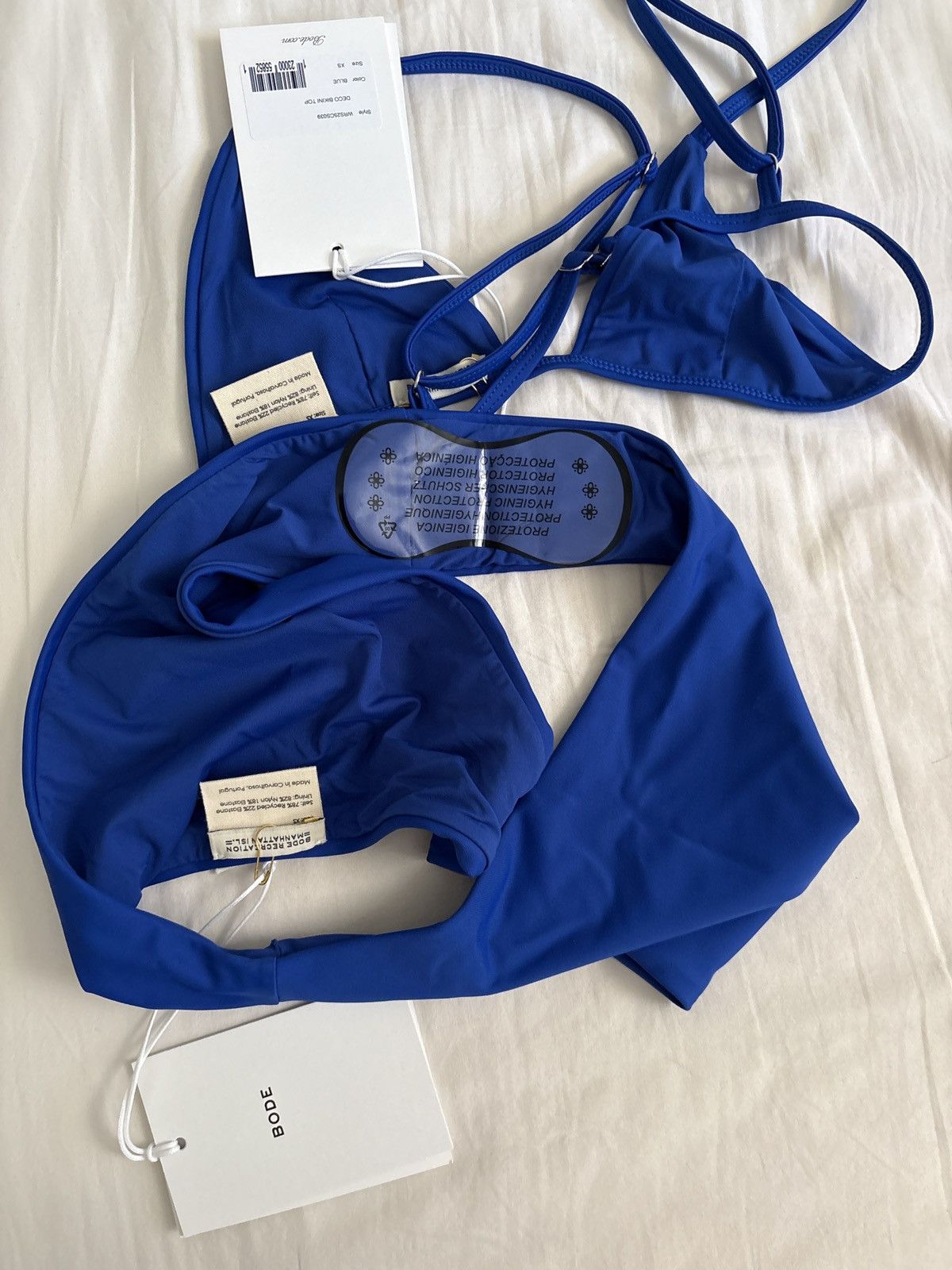 Bode Bode Blue Deco Bikini Swim Set Size ONE SIZE - 6 Thumbnail