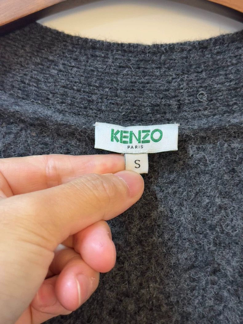 Kenzo KENZO Gray wool sweater Size S / US 4 / IT 40 - 5 Thumbnail