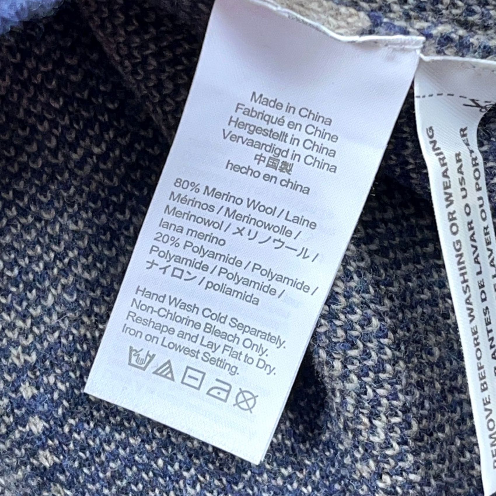 J.Crew J Crew Cardigan Sweater Men Medium Navy Blue Cream Plaid Merino Wool Grandpa Size US M / EU 48-50 / 2 - 4 Thumbnail