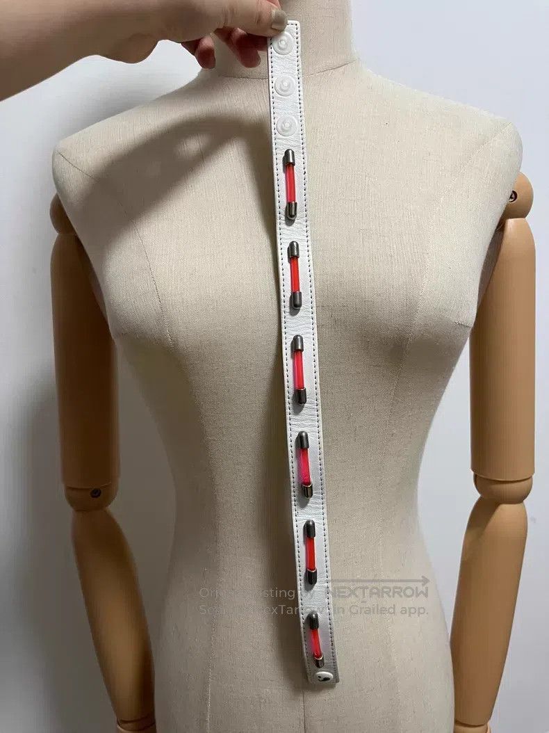 Fotus fotus embryo choker necklace with red and black accent det Size ONE SIZE - 9 Thumbnail