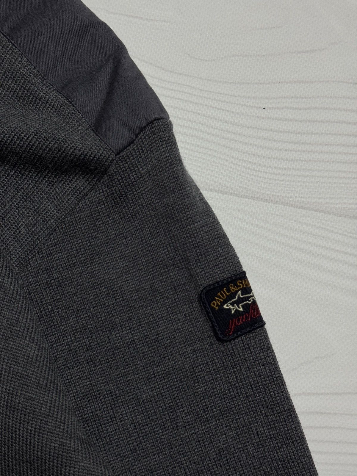 Paul & Shark × Vintage Vintage Paul & Shark Yachting Royal Grey Sweater Size US L / EU 52-54 / 3 - 5 Thumbnail