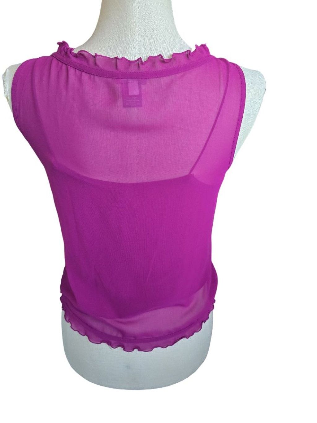 Ann Taylor Women's Ann Taylor Purple Sleeveless Tank Top Size 8 Size M / US 6-8 / IT 42-44 - 4 Thumbnail