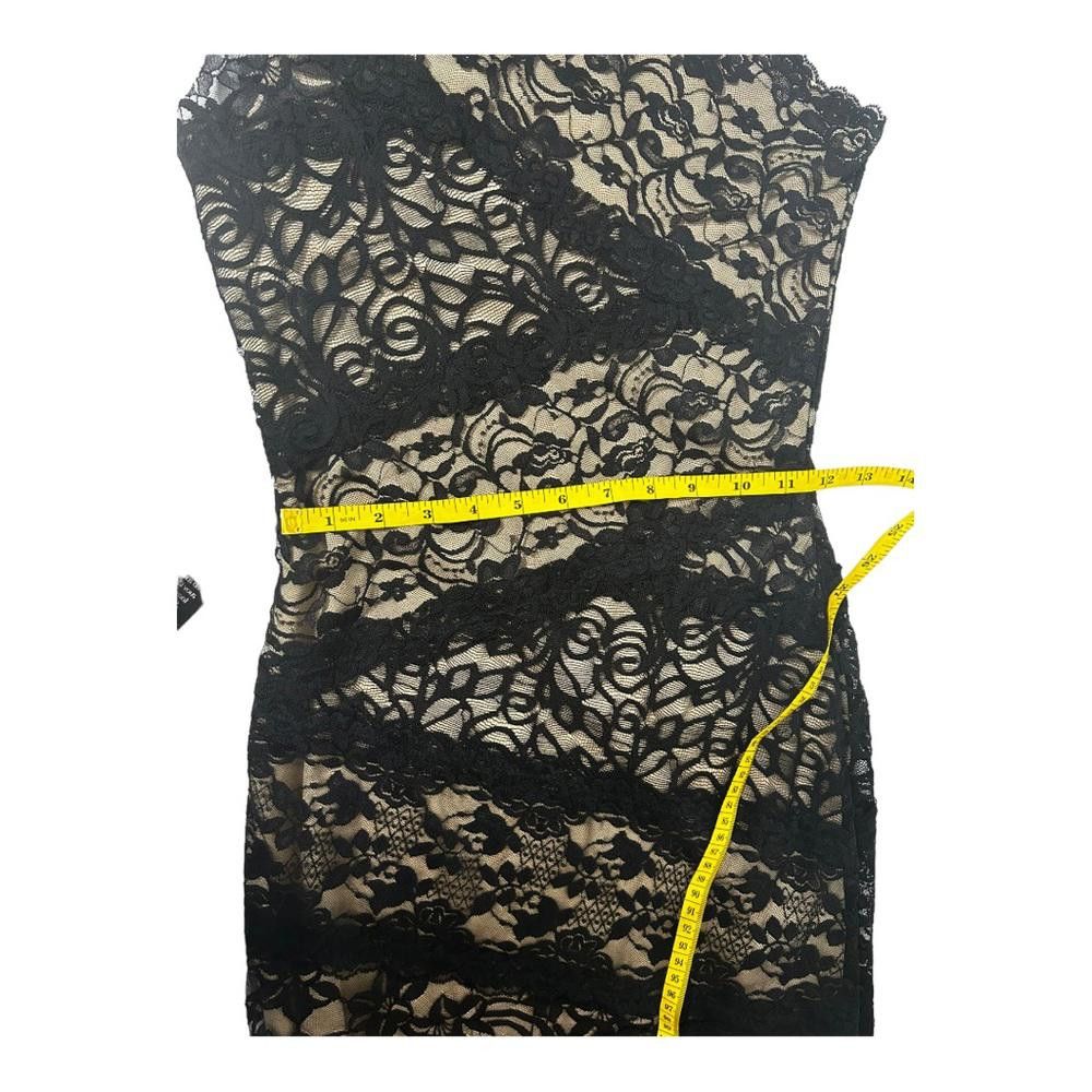 United Colors Of Benetton Bebe l NWT Black Lace One Shoulder Bandage Dress XS Size XS / US 0-2 / IT 36-38 - 5 Thumbnail