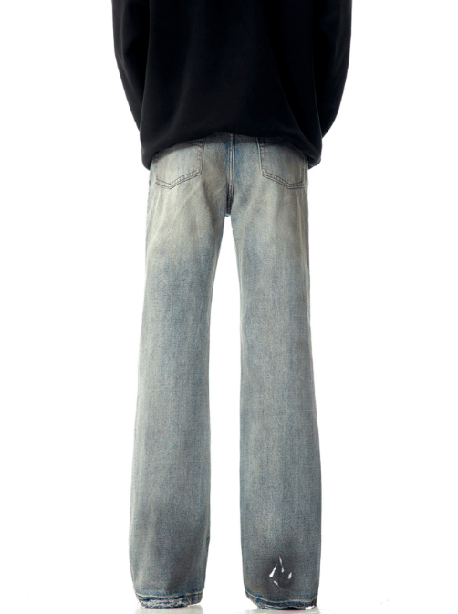 Japanese Brand × Vintage American straight retro loose casual flared jeans Size US 32 / EU 48 - 4 Thumbnail