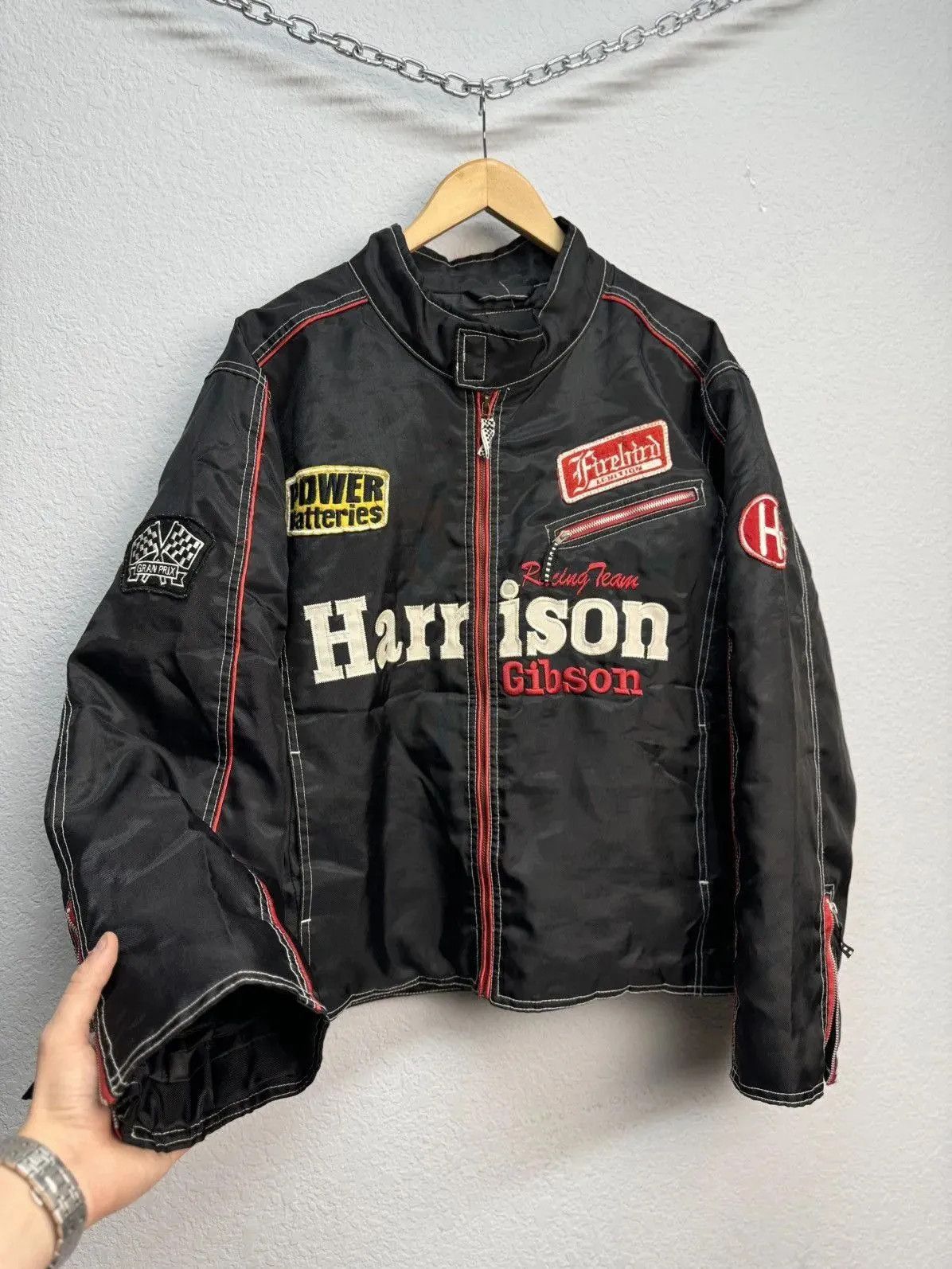 Harley Davidson Harrison Racing Jacket Big Star Nascar Ferrari bomber F1 Size US XL / EU 56 / 4 - 8 Thumbnail