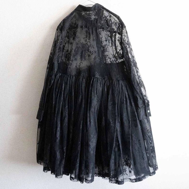 Comme des Garcons Comme Des Garcons Lace stitching dress Size XS / US 0-2 / IT 36-38 - 2 Thumbnail