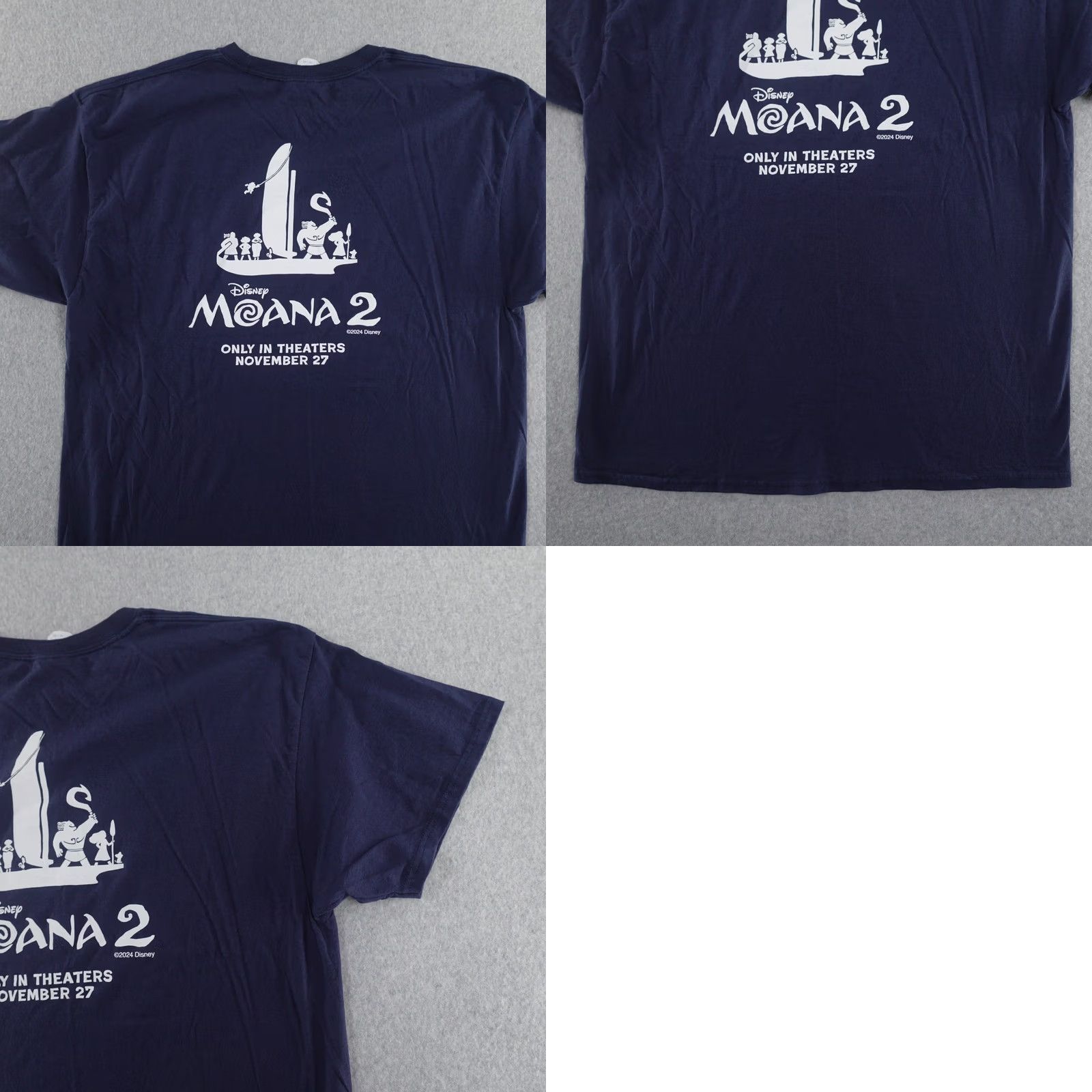 Port & Company Moana Movie Promo XL (22X30) Blue T-Shirt Mens Capri? Size US XL / EU 56 / 4 - 9 Thumbnail