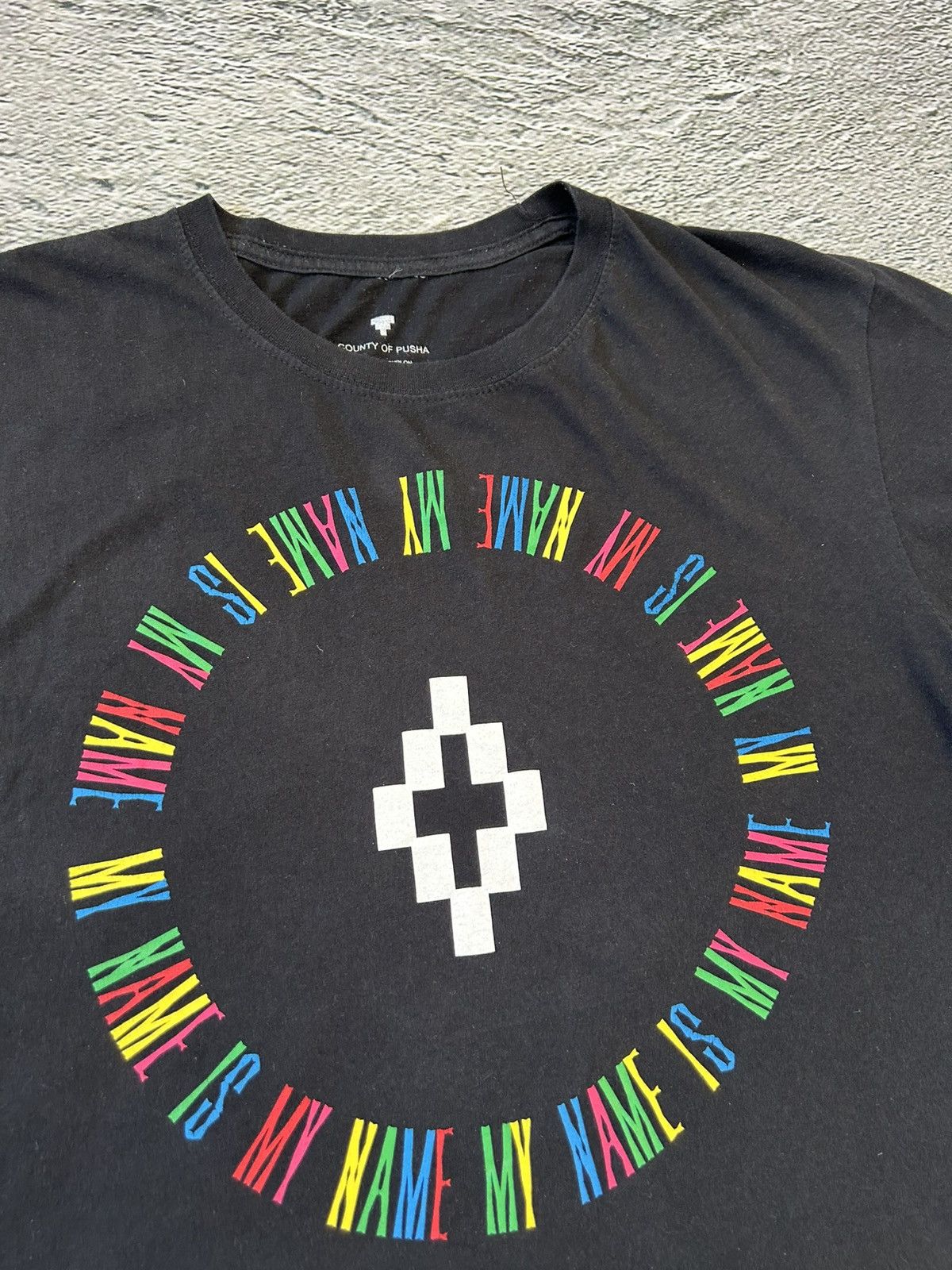 Marcelo Burlon Marcelo Burlon Pusha T T-shirt black big cross Size US L / EU 52-54 / 3 - 2 Thumbnail
