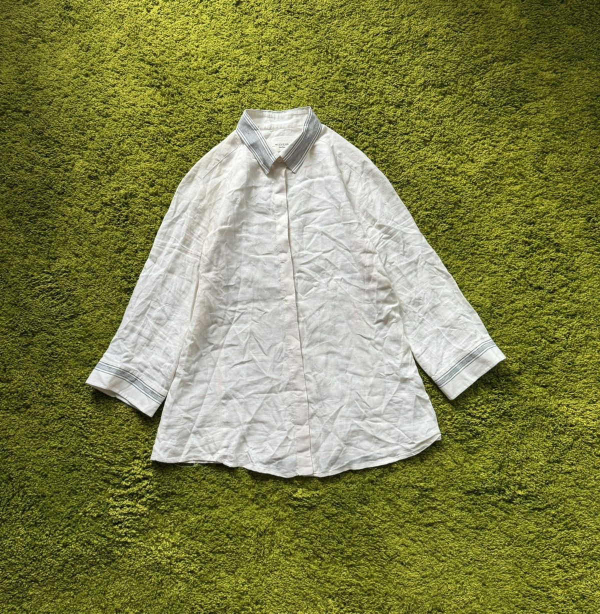 Designer × Max Mara × Weekend Max Mara Max Mara Weekend 100% linen shirt blouse Size S / US 4 / IT 40 - 1 Thumbnail