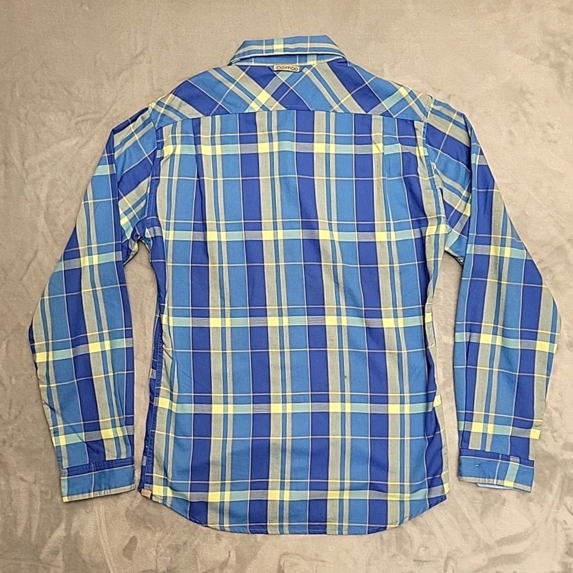 ExOfficio VINTAGE EXOFFICIO Shirt Mens S Blue Plaid Insect Shield Outdoors Hiking Fishing Shirt Size US S / EU 44-46 / 1 - 6 Thumbnail