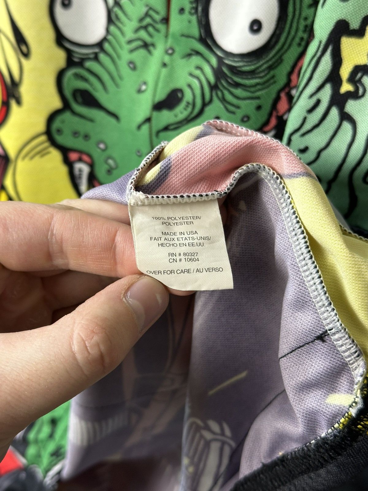 If Six Was Nine × PEARL iZUMi × Vintage Vintage Pearl Izumi Pop Art Godzilla Cycling Jersey USA Y2K Size US L / EU 52-54 / 3 - 6 Thumbnail