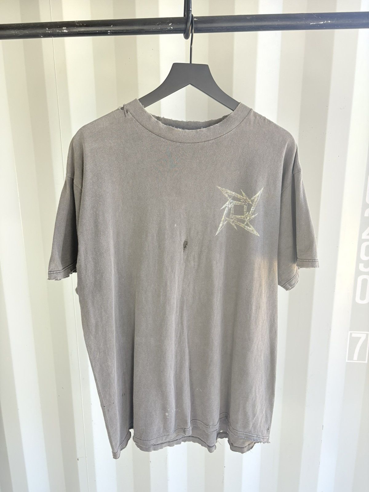 Band Tees Vintage Metallica Faded Distressed Shirt Band GRUNGE Size US XXL / EU 58 / 5 - 2 Thumbnail