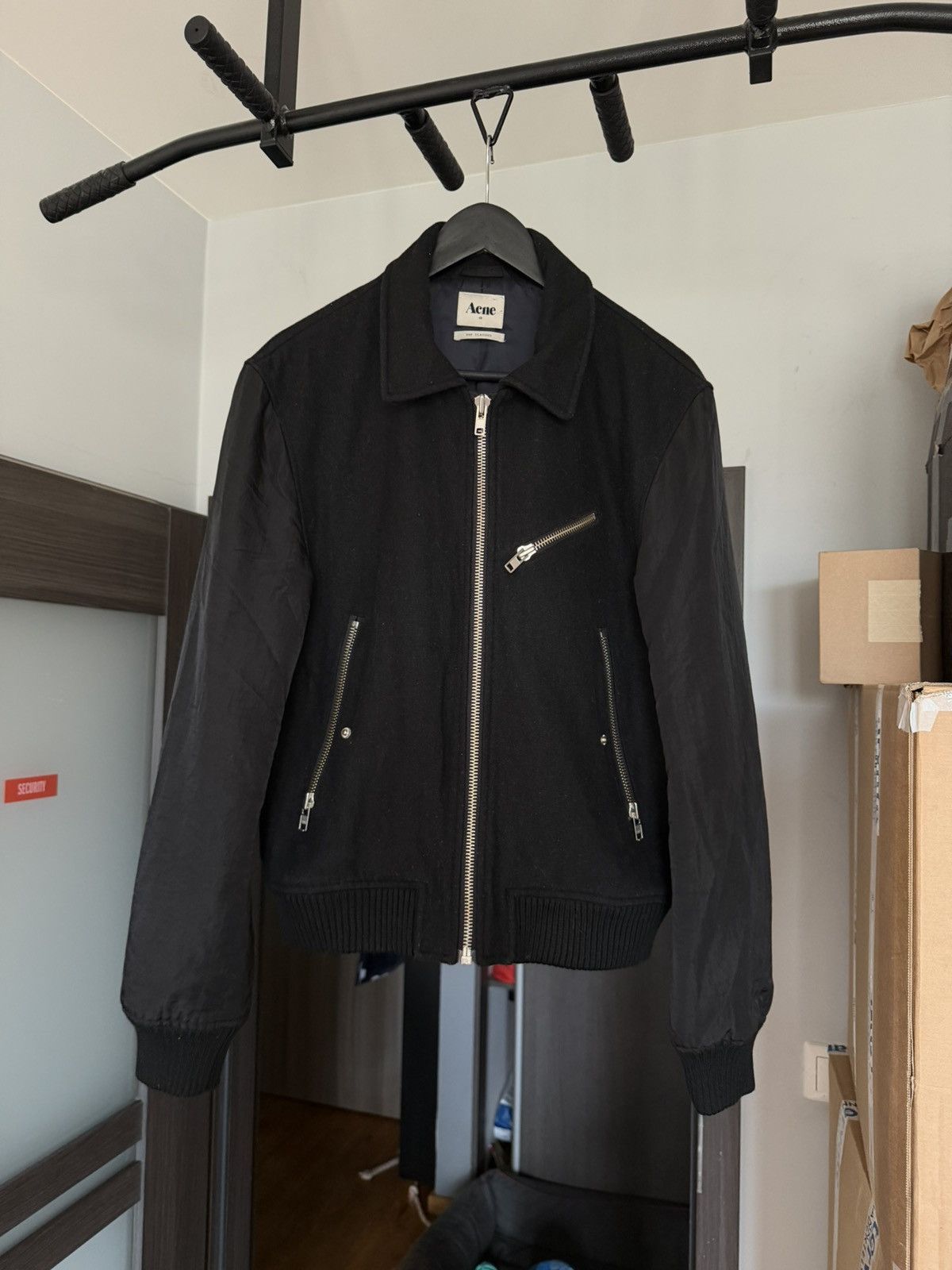 Acne Studios Archive Acne wool bomber jacket princetown aw09 Size US M / EU 48-50 / 2 - 2 Thumbnail