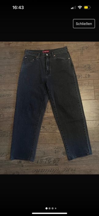 Supreme Supreme Baggy Jeans washed black | Grailed