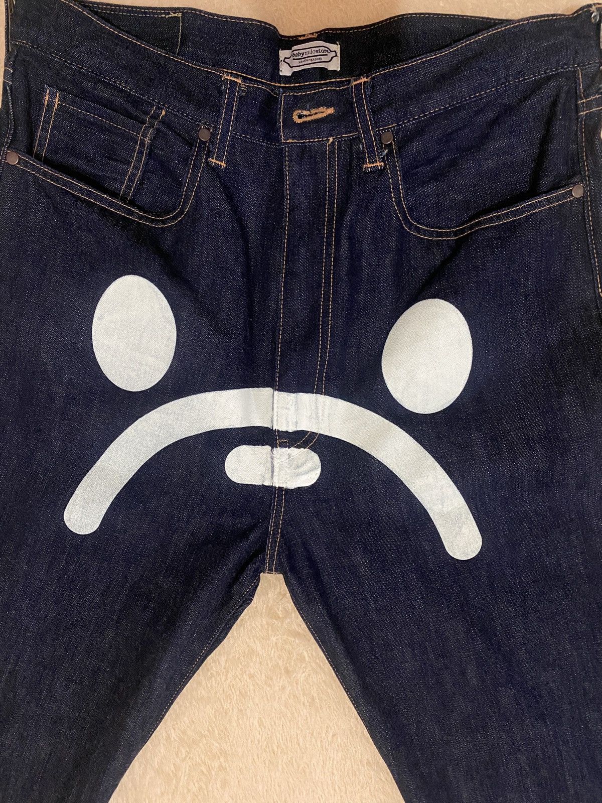 Bape Baby Milo Face Denim Size US 32 / EU 48 - 2 Thumbnail