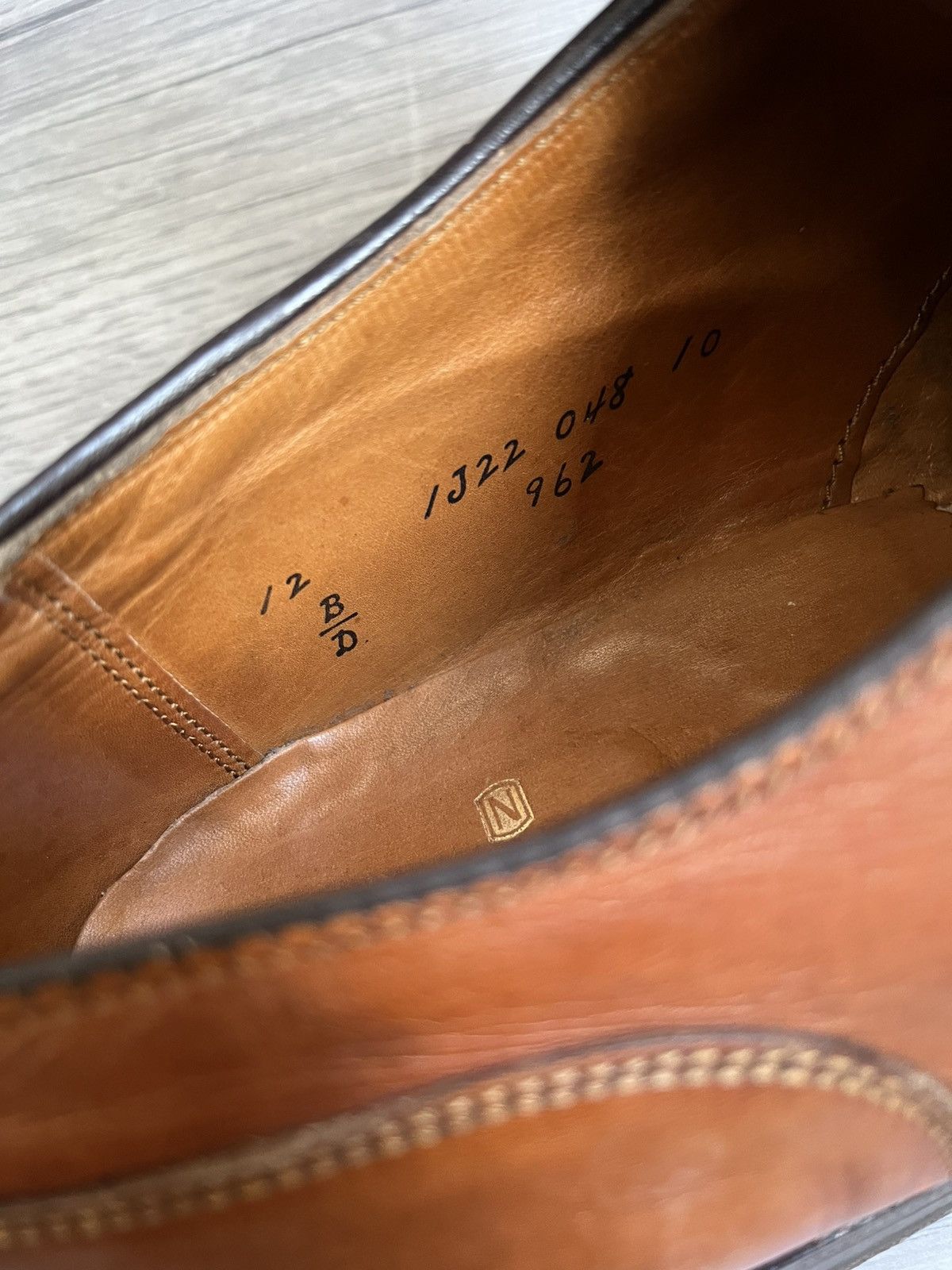Alden Alden norvegian front blucher brown lace-up shoes us 12B/D Size US 12 / EU 45 - 12 Thumbnail