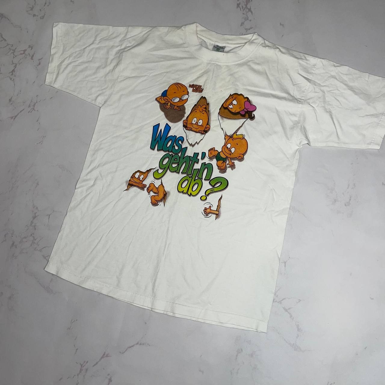 Vintage Vintage Vintage Windel Winni Was geht'n ad T-Shirt size XL Size US XL / EU 56 / 4 - 3 Thumbnail
