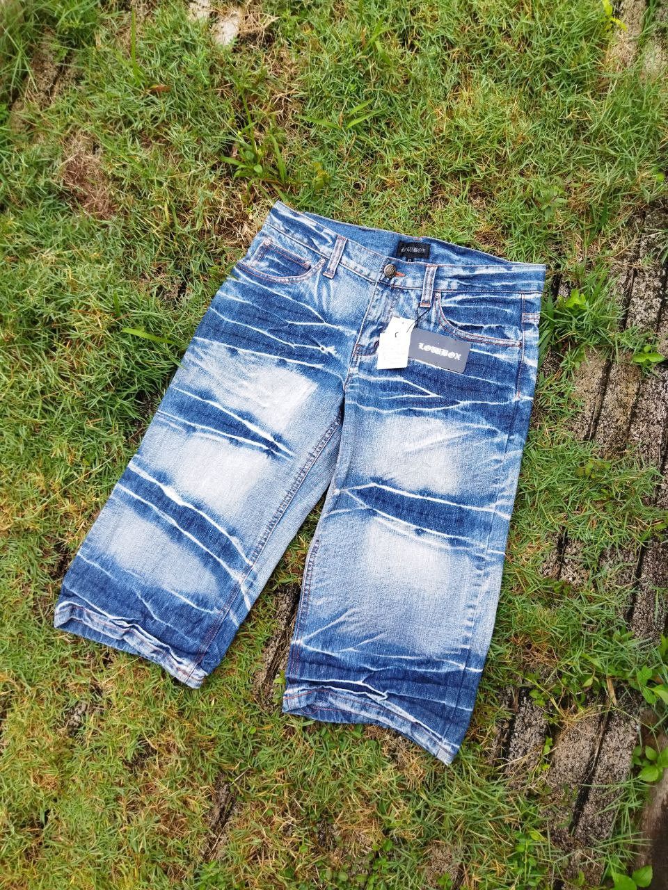 LOWBOX Lowbox Japan Distressed Look Shortpants Size US 33 - 1 Thumbnail