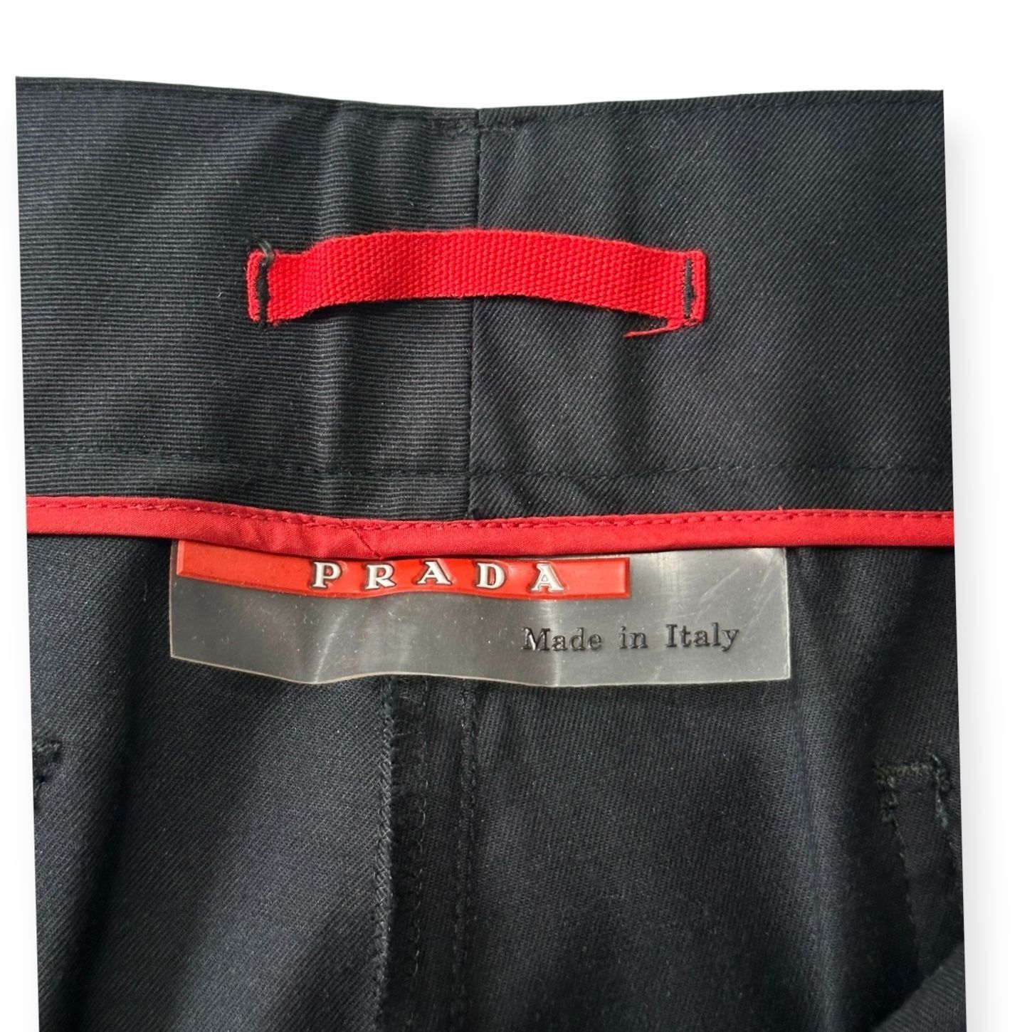 Prada Prada Vintage Dark Blue Cotton Trousers Pants 2000s Era Size Size 32" / US 10 / IT 46 - 3 Thumbnail