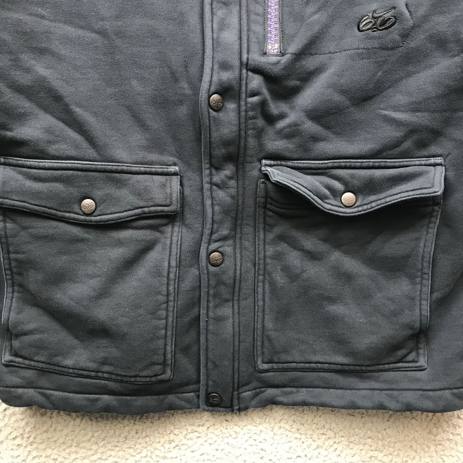 Nike Nike SB 6.0 Jacket Men Medium Full Zip Snap Pockets Navy Size US M / EU 48-50 / 2 - 5 Thumbnail