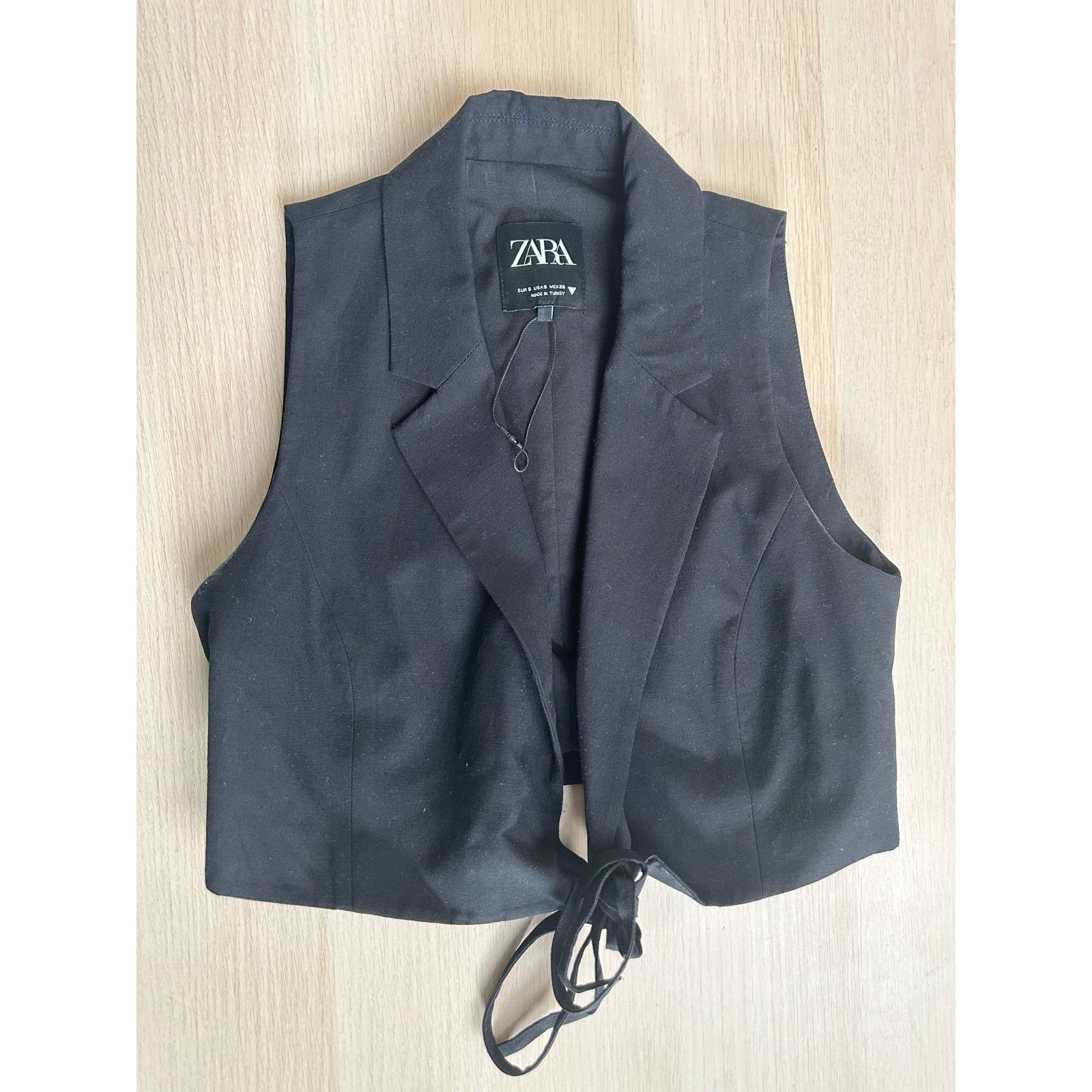 Zara Zara Black Vest - Size S - Mint Size S / US 4 / IT 40 - 1 Thumbnail