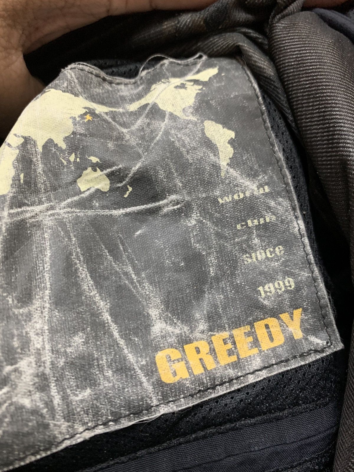 Greedy Genius Vintage greedy motorcycle jacket with padding Size US M / EU 48-50 / 2 - 18 Thumbnail