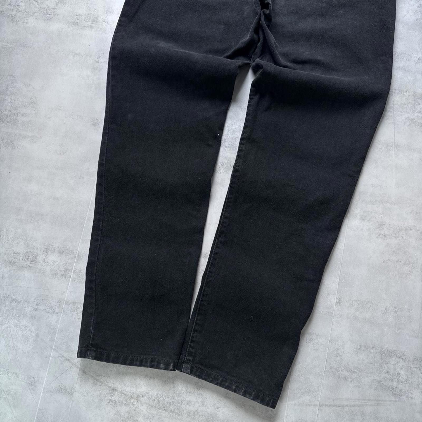 Marithe + Francois Girbaud Y2K Marithe Francois Girbaud Black 00s Denim Jeans Size 32" / US 10 / IT 46 - 8 Thumbnail