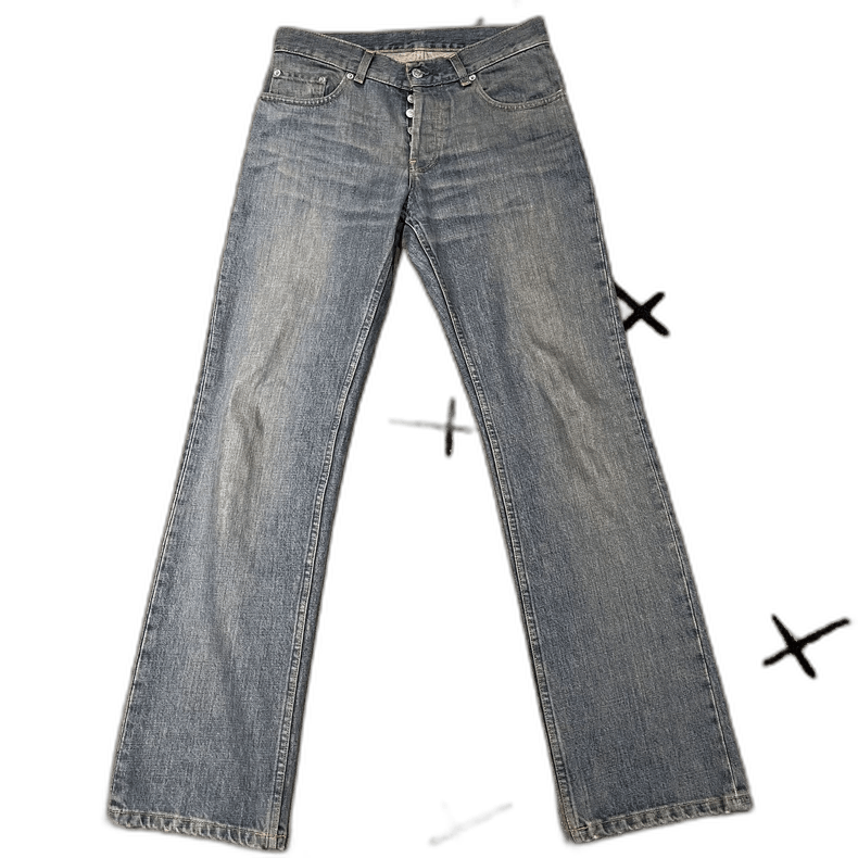 Vintage Dark Denim Boot Cut Jeans