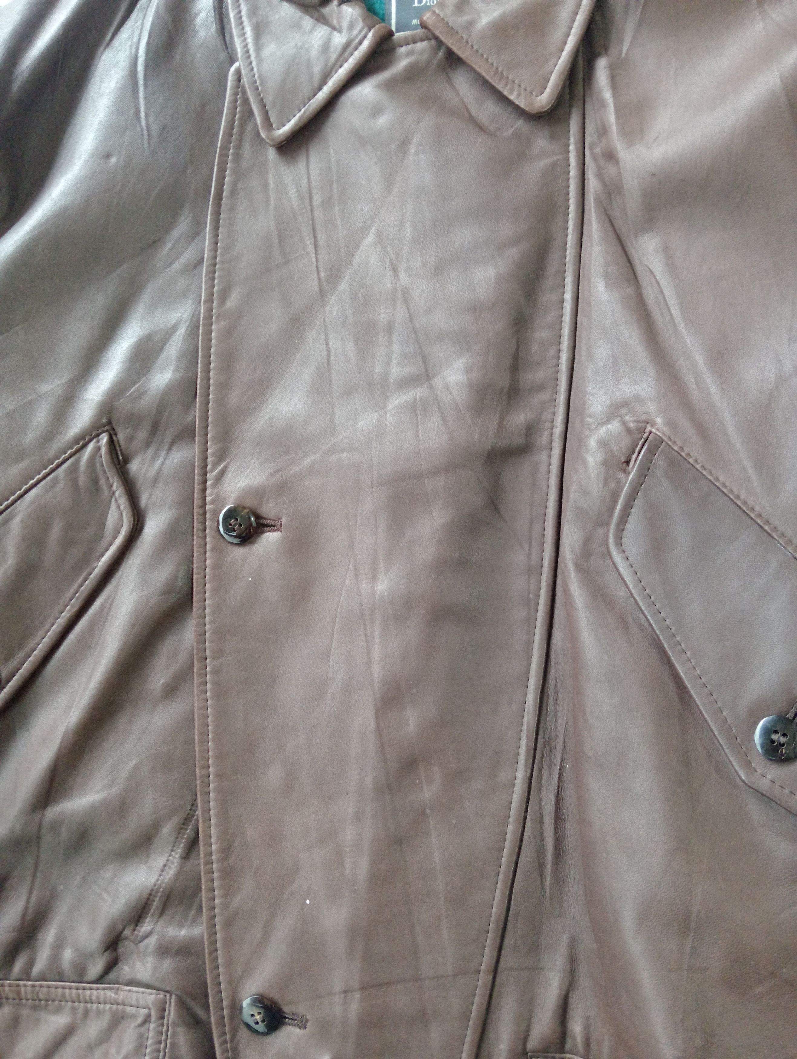 Christian Dior Monsieur Vintage Christian Dior Monsieur Leather Jacket with Linner Size M / US 6-8 / IT 42-44 - 6 Thumbnail