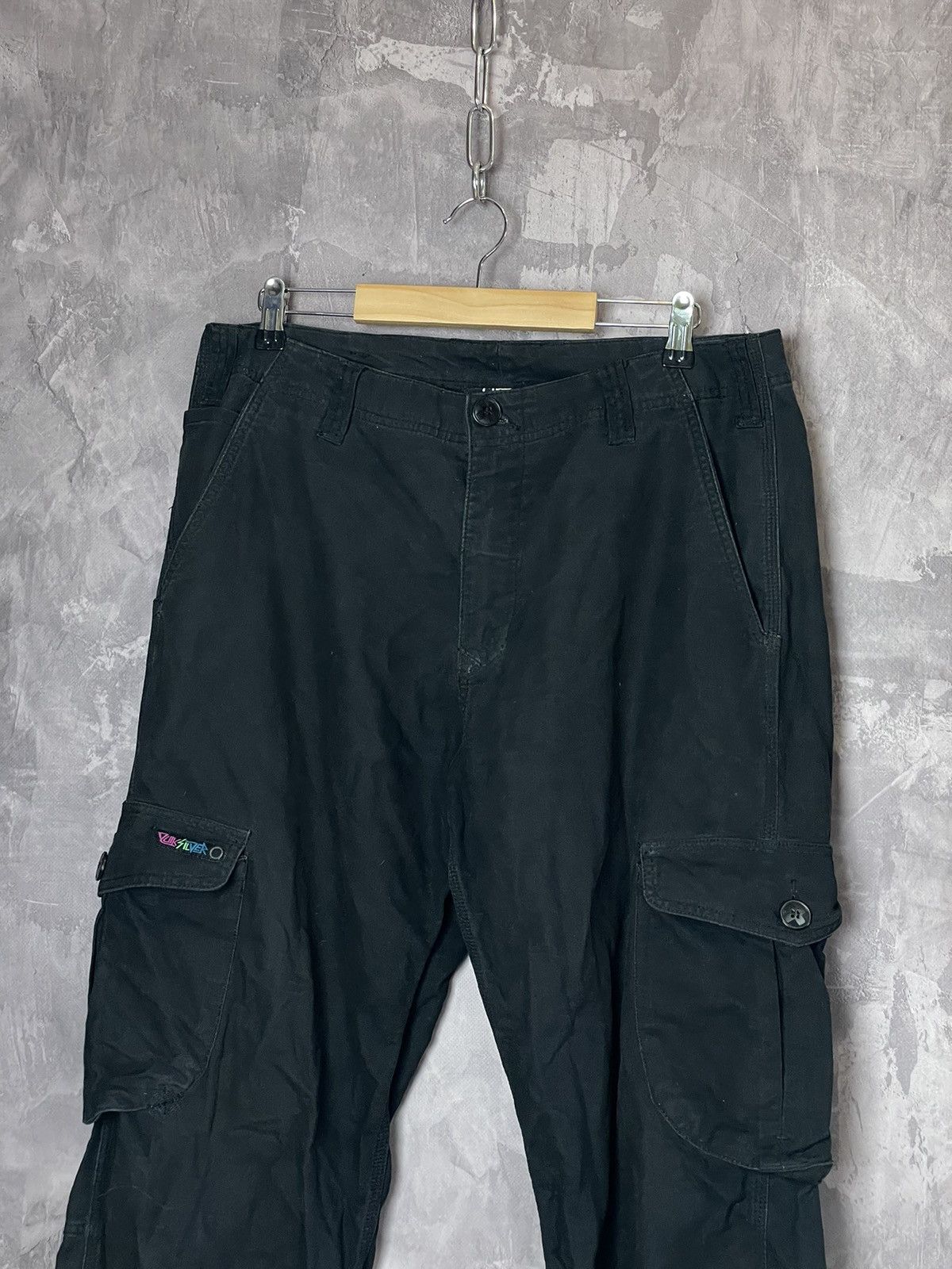 Quicksilver × Quiksilver × Vintage Vintage Quiksilver Baggy Cargo Pants Size US 32 / EU 48 - 3 Thumbnail