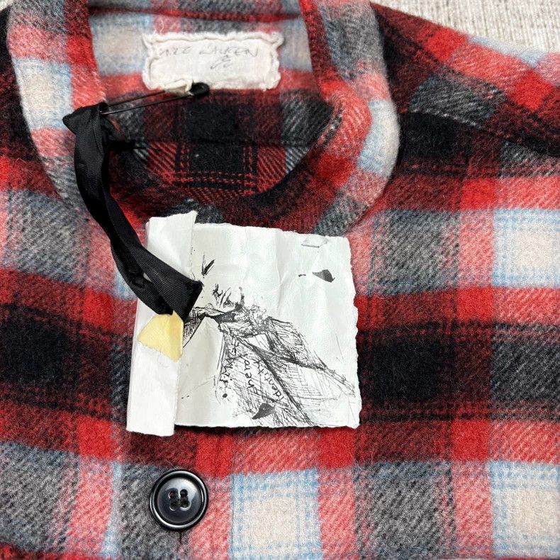 Greg Lauren Greg Lauren Wool plaid patchwork denim jacket 2504-Nextarro Size US M / EU 48-50 / 2 - 3 Thumbnail