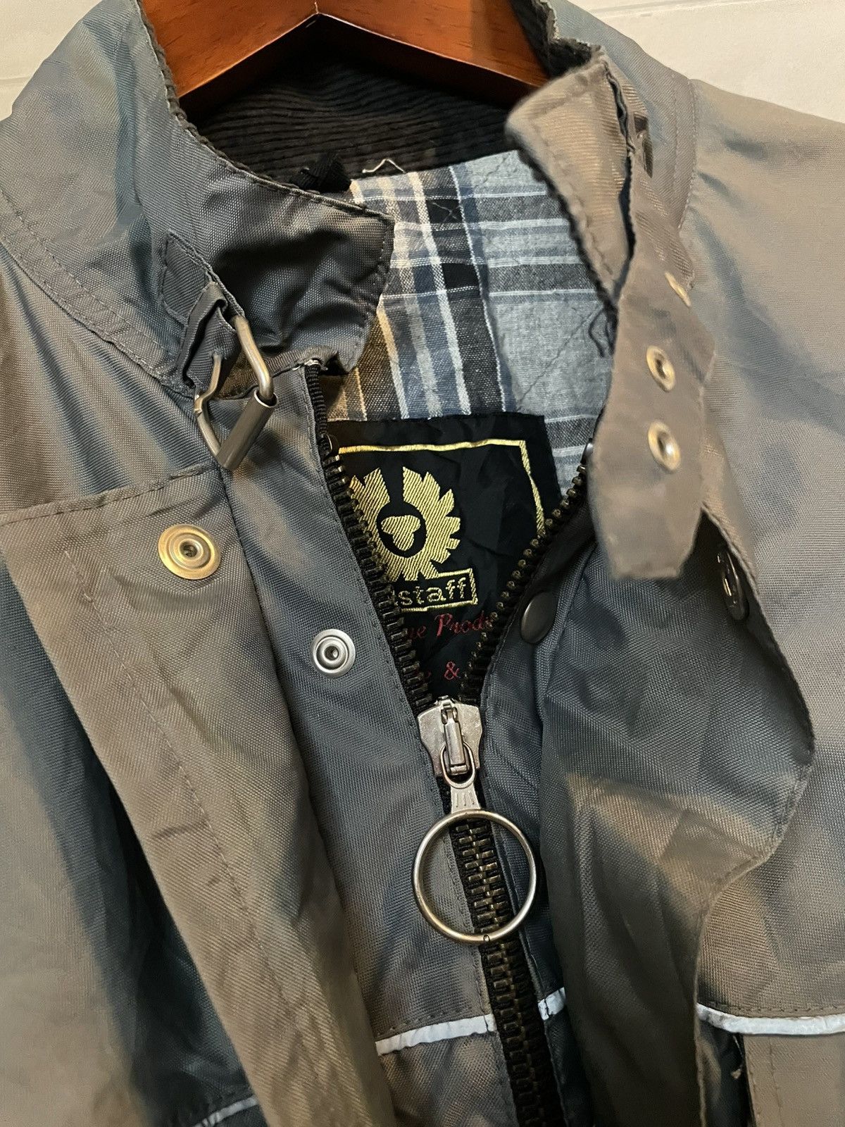 Vintage BELSTAFF Full Zip Band Neck Belted Pockets Lightweight XL Size US XL / EU 56 / 4 - 6 Thumbnail