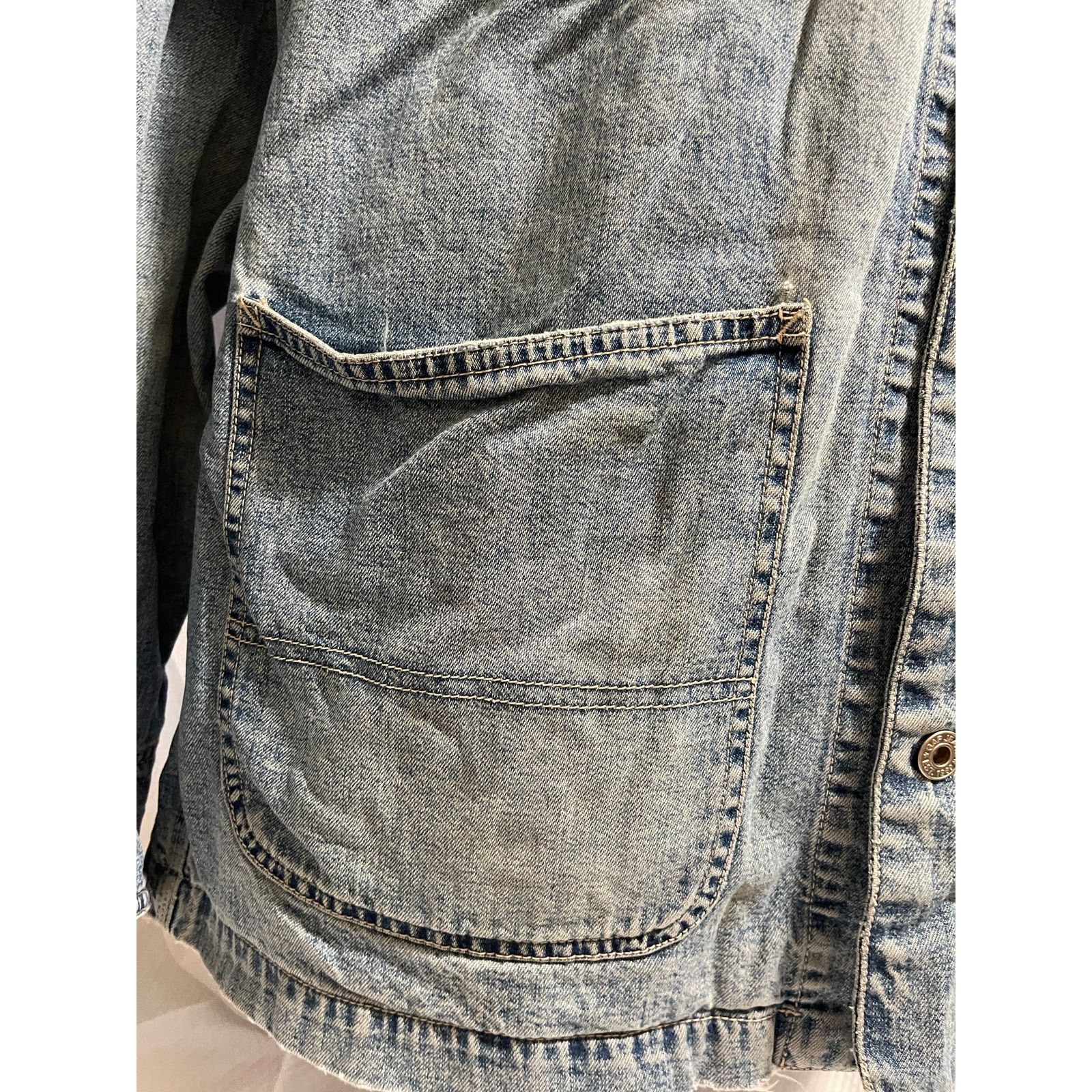Gap Vintage Gap Denim Jacket / Over Shirt - 100% Cotton Medium Size M / US 6-8 / IT 42-44 - 5 Thumbnail