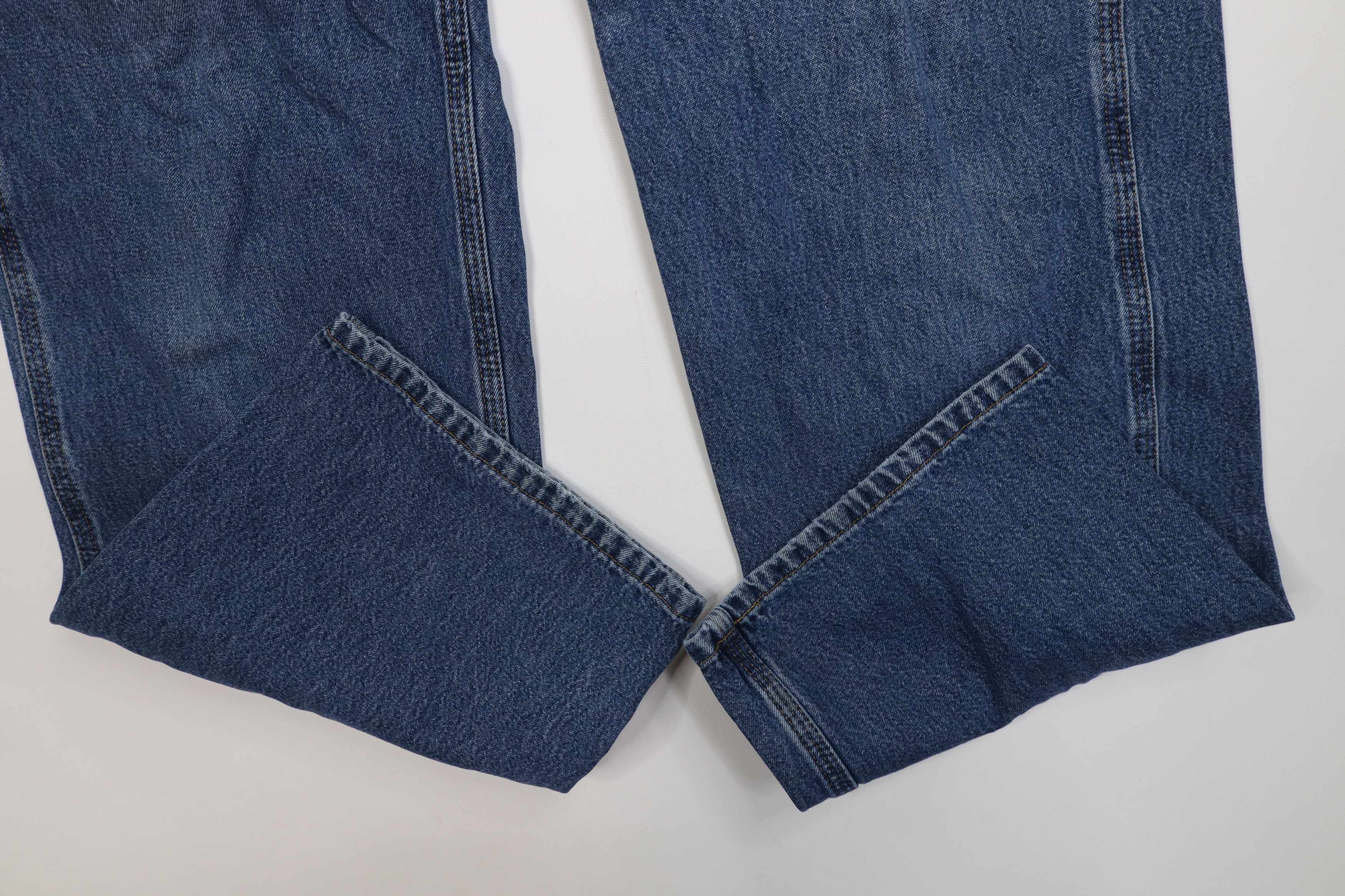 Carhartt Vintage Carhartt Wide Leg Dungaree Denim Jeans Blue Cotton Size US 32 / EU 48 - 5 Thumbnail
