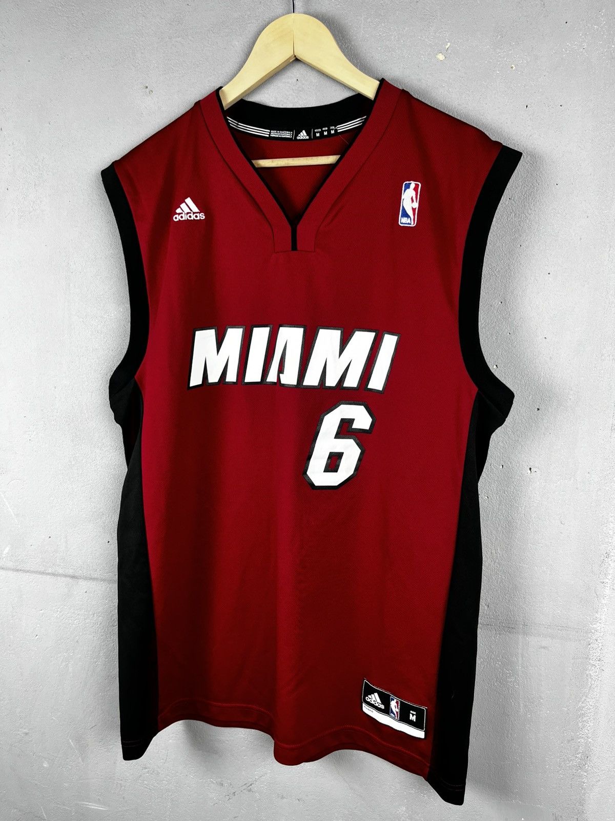 NBA Miami Heat Lebron James #6 NBA Basketball Jersey Size US M / EU 48-50 / 2 - 1 Thumbnail