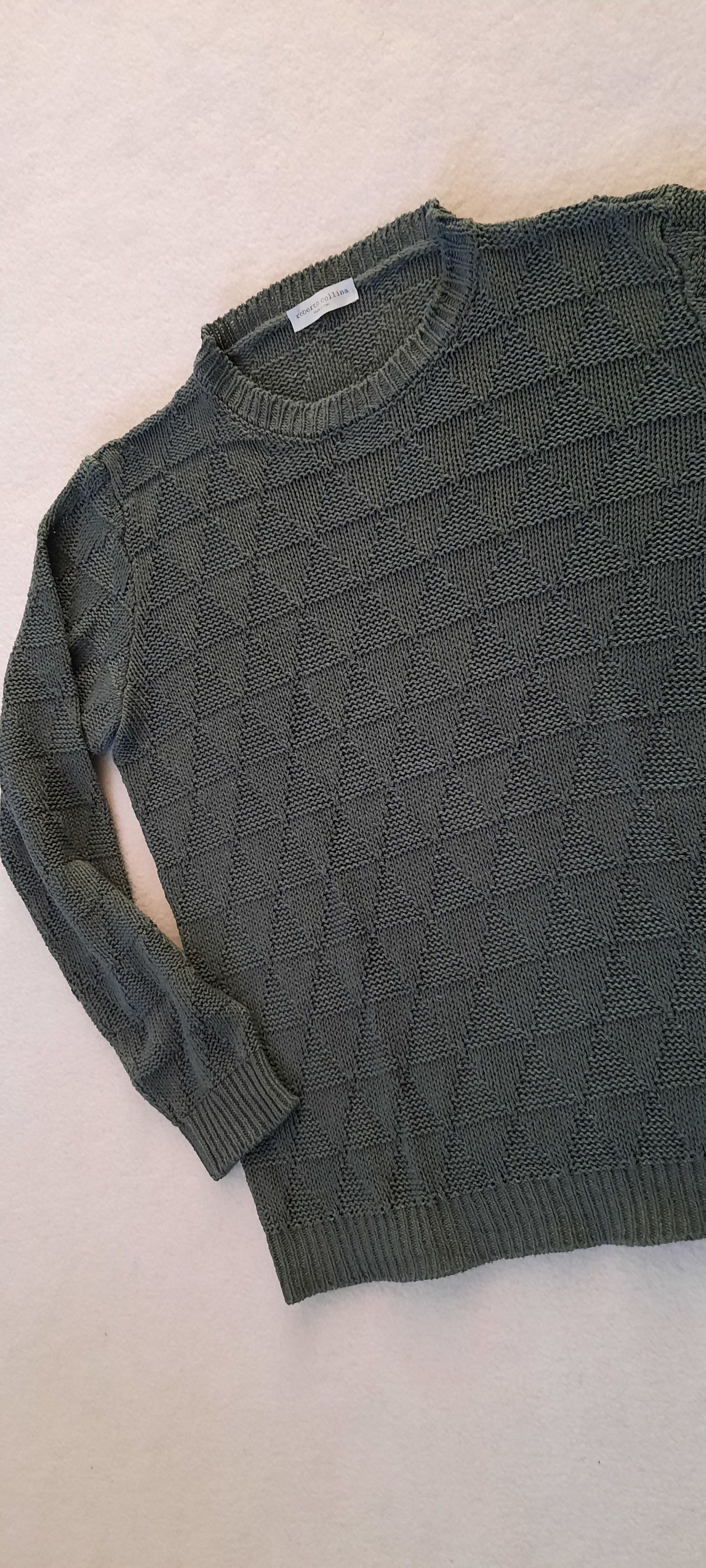 Roberto Collina ROBERTO COLLINA Men's Sweater Linen Silk 50 Size US M / EU 48-50 / 2 - 3 Thumbnail