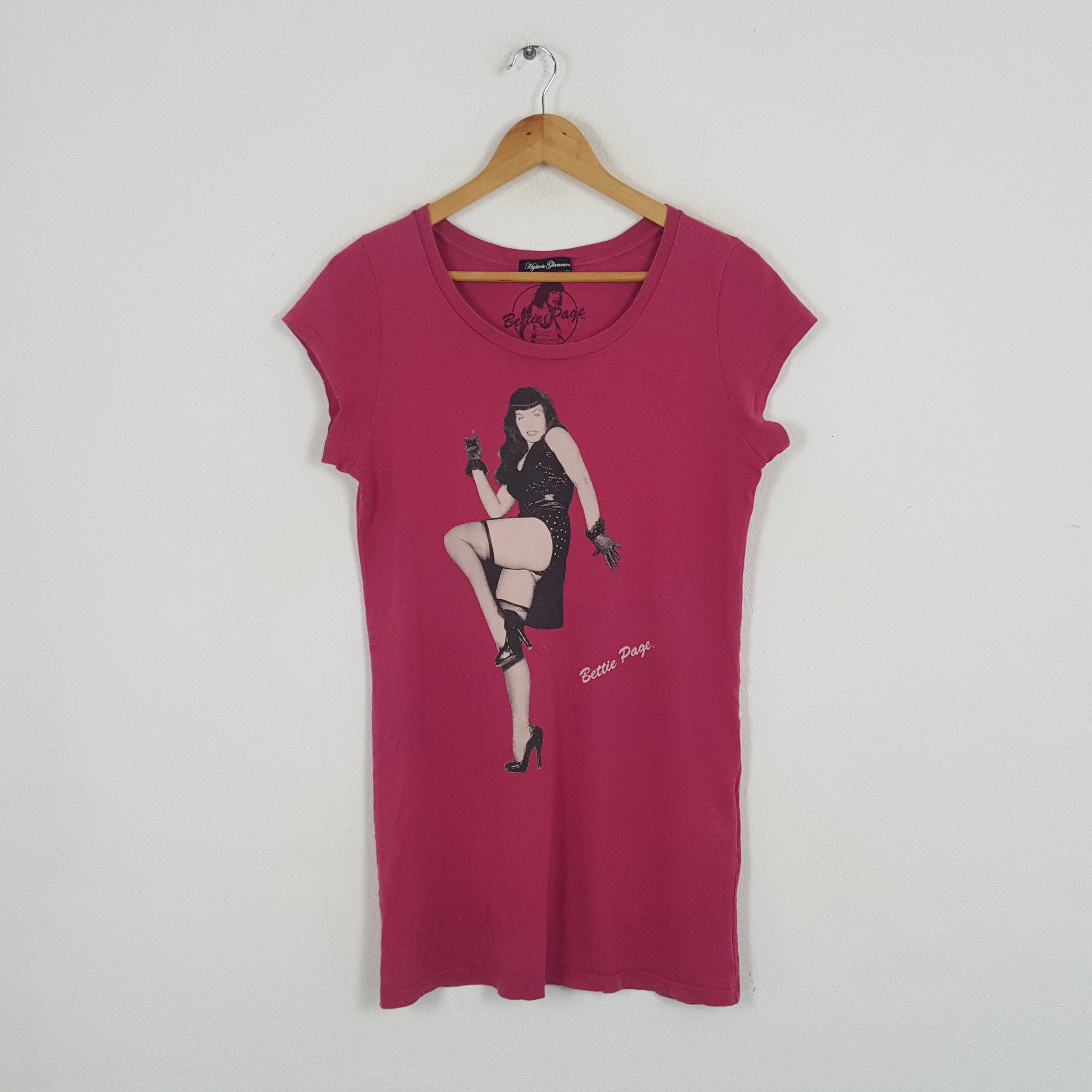 Hysteric Glamour × Japanese Brand × Vintage Vintage Hysteric Glamour Japanese Brand Bettie page Tshirt Size US S / EU 44-46 / 1 - 1 Thumbnail