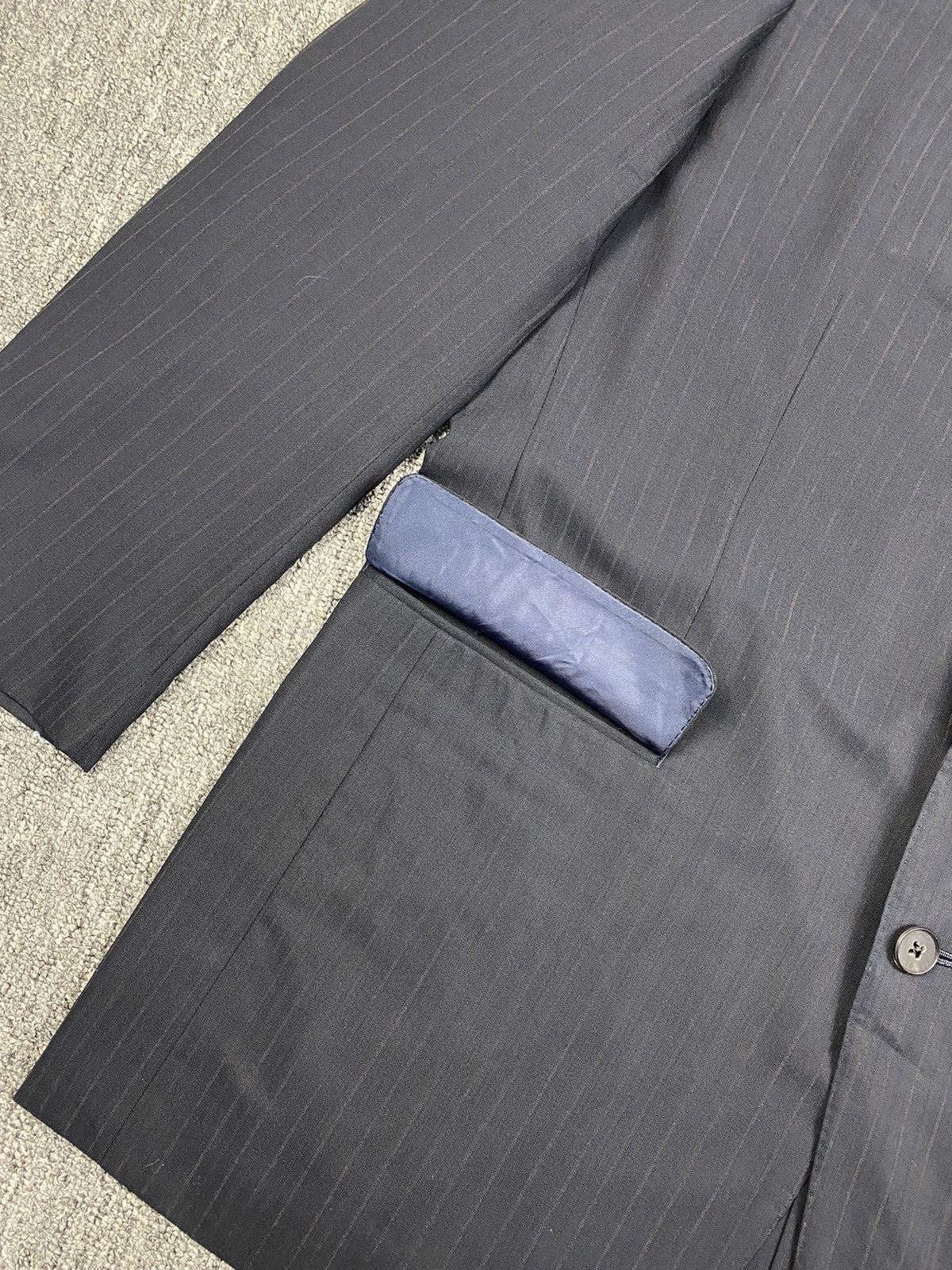 Aquascutum Stripe Work Jacket Size US L / EU 52-54 / 3 - 3 Thumbnail