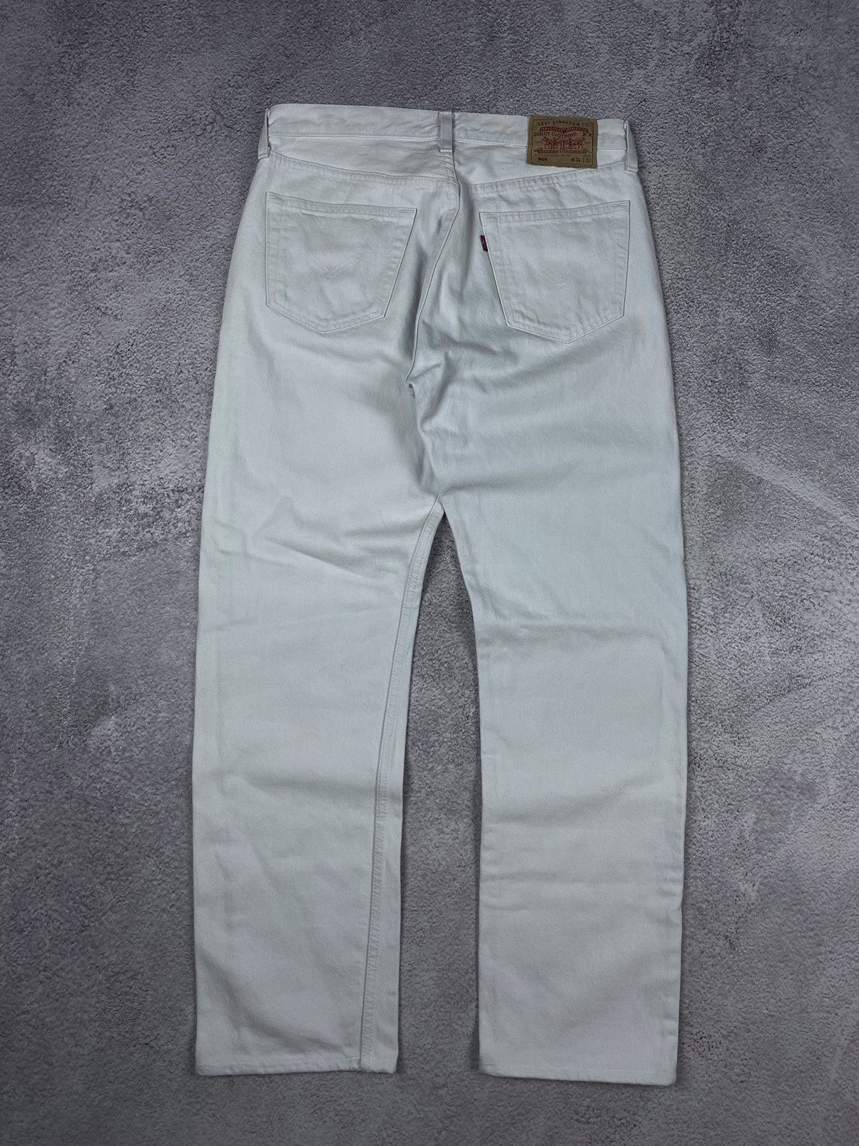Levi's × Vintage Levis 501 Vintage White Jeans Size US 32 / EU 48 - 4 Thumbnail